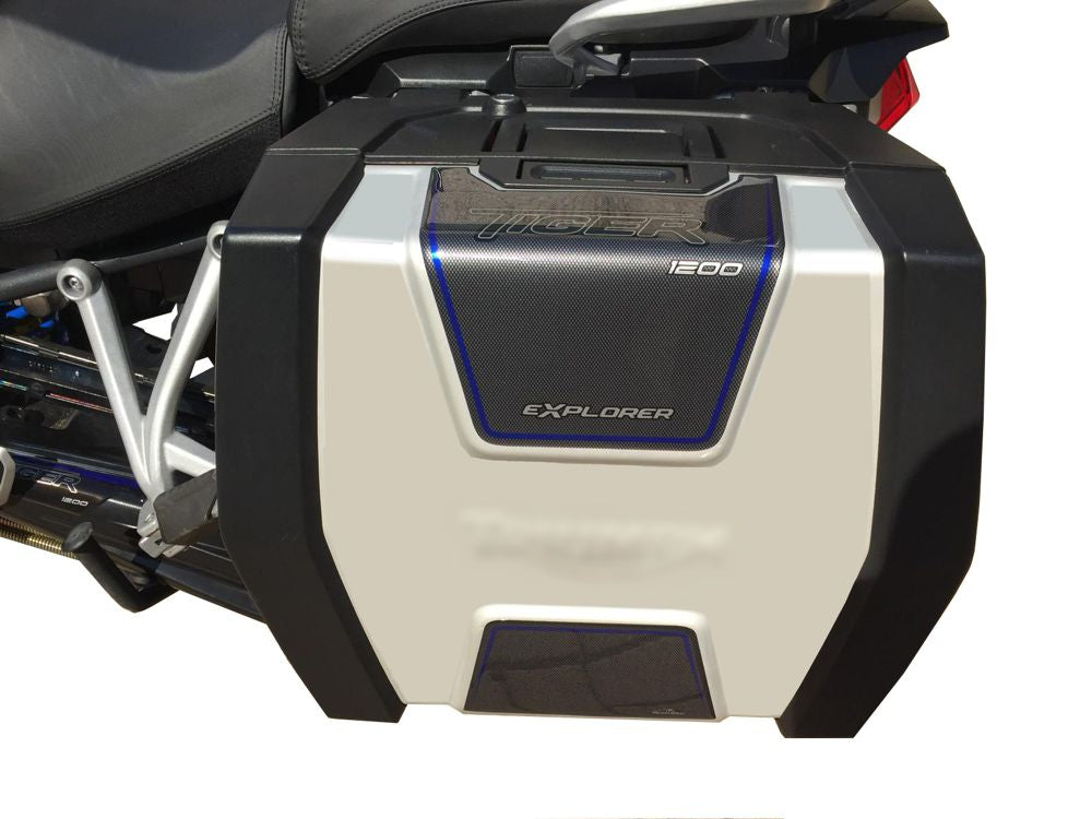 Resin Bike 3D Motorcycle Stickers - Panniers | Triumph Tiger 1200 RB-B3M43378 -   Pyramid Motorcycle Accessories