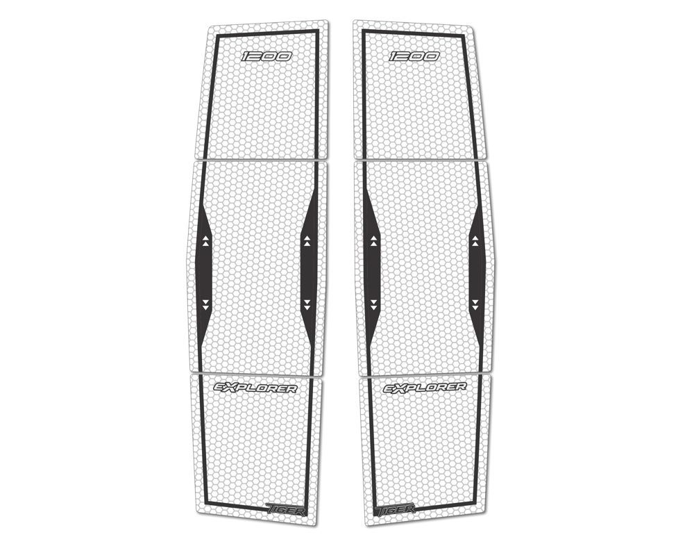 Resin Bike 3D Motorcycle Stickers - Panniers | Triumph Tiger 1200 RB-B47663N6 -   Pyramid Motorcycle Accessories