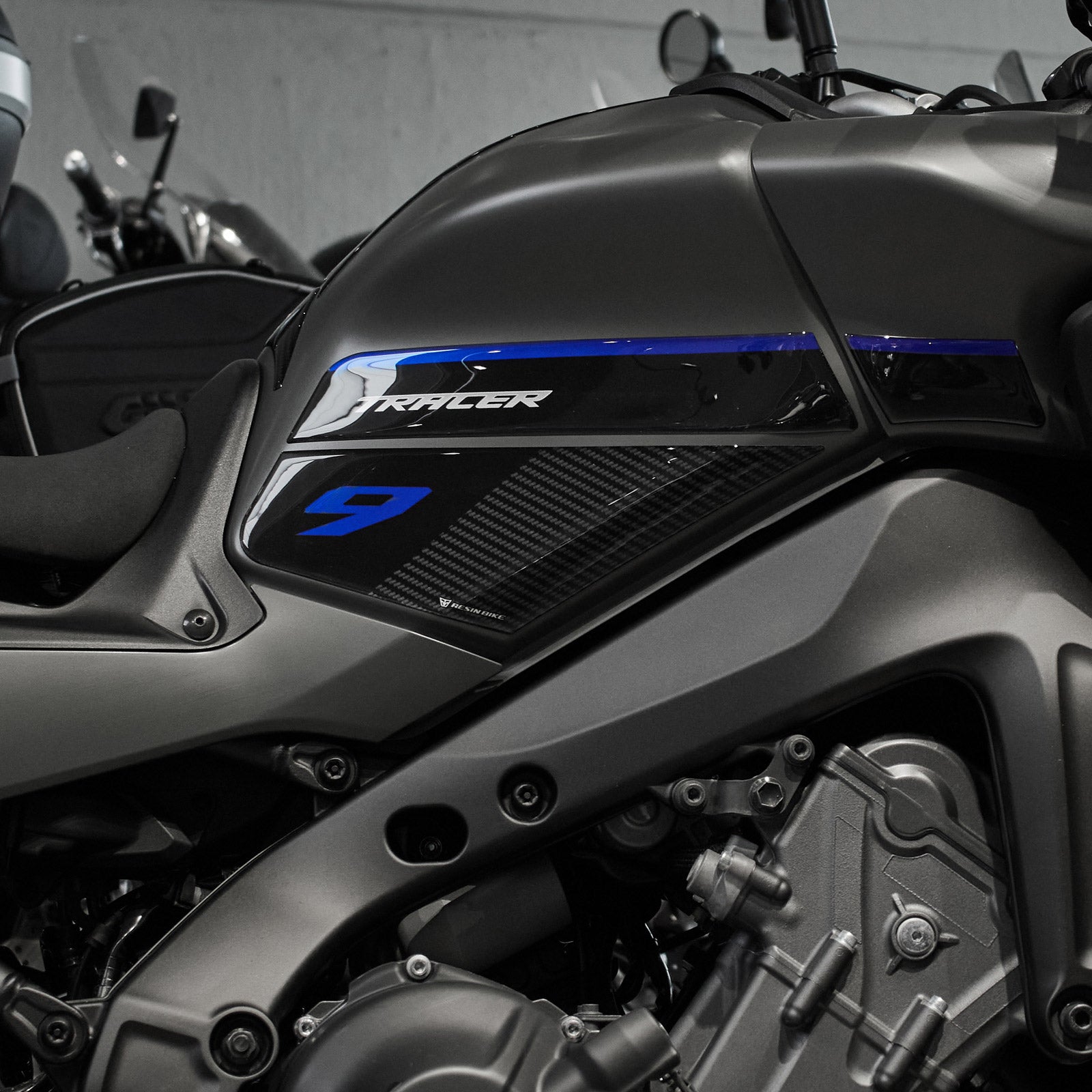 Resin Bike 3D Motorcycle Stickers - Full Kit | Yamaha Tracer 9 2021>2024 -   Pyramid Motorcycle Accessories