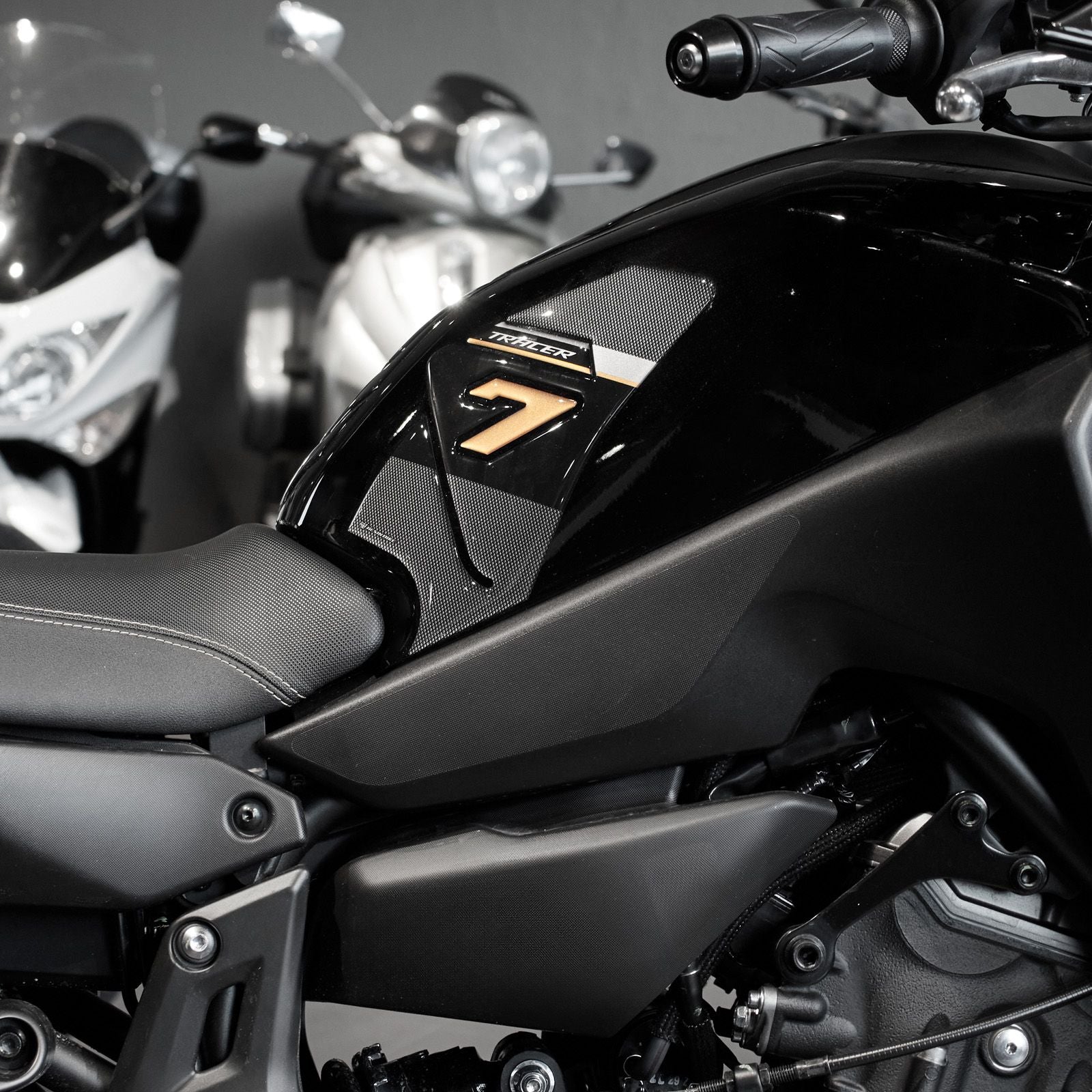 Resin Bike 3D Motorcycle Stickers - Tank Sides | Yamaha Tracer 7 / 7GT 2021>2024 -   Pyramid Motorcycle Accessories