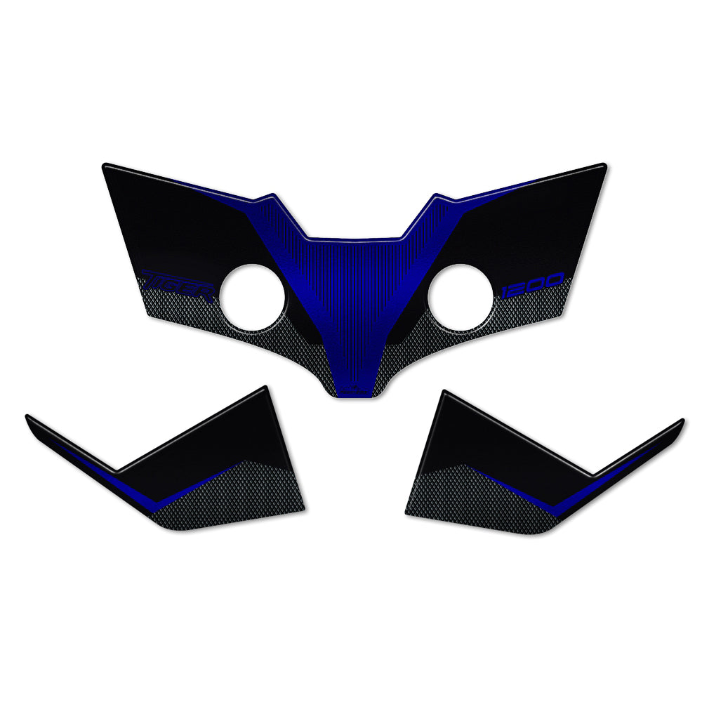 Resin Bike 3D Motorcycle Stickers - Windshield | Triumph Tiger 1200 2011>2015 -   Pyramid Motorcycle Accessories