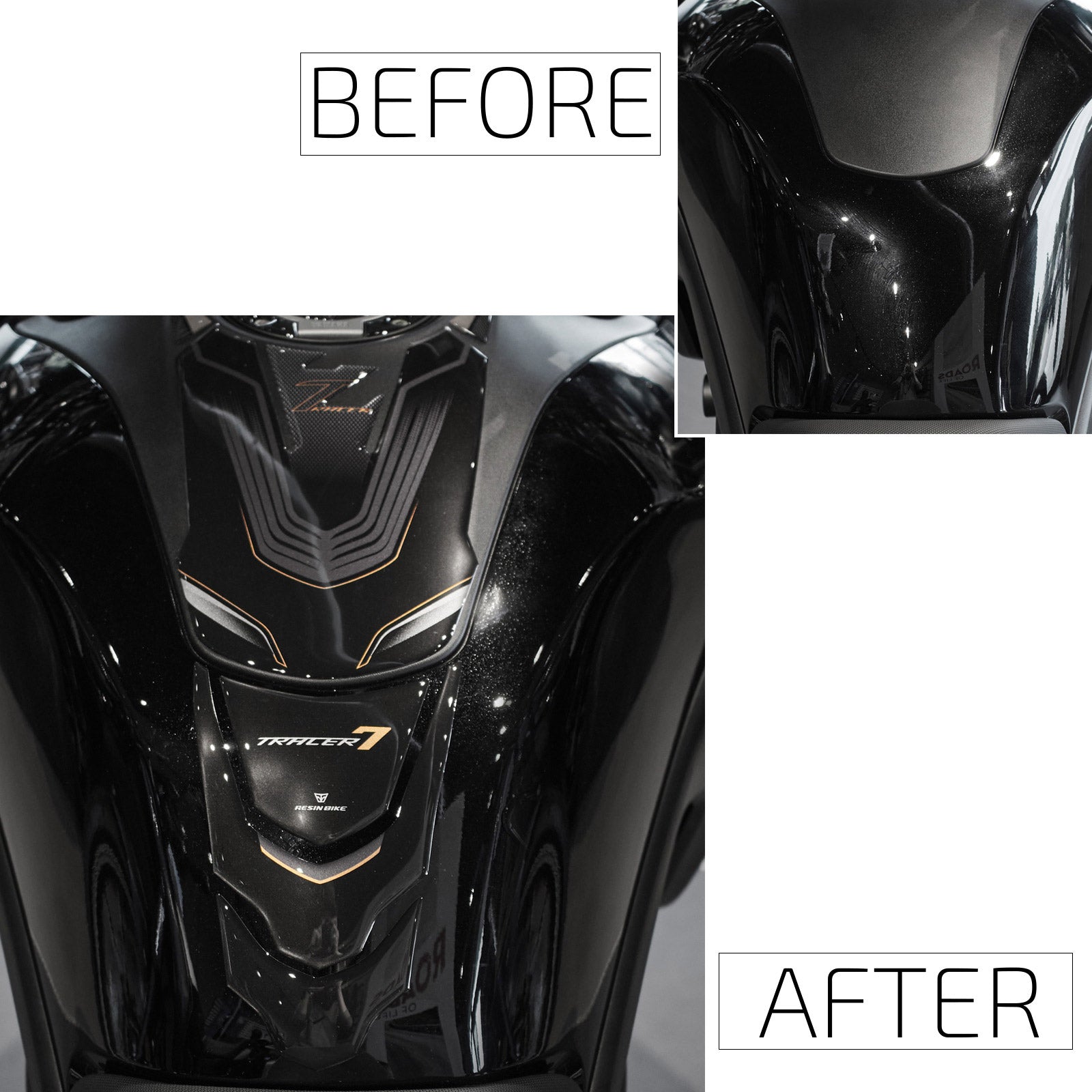 Resin Bike 3D Motorcycle Stickers - Tank Pad | Yamaha Tracer 7 / 7GT 2021>2024 RB-1000722500009 -   Pyramid Motorcycle Accessories