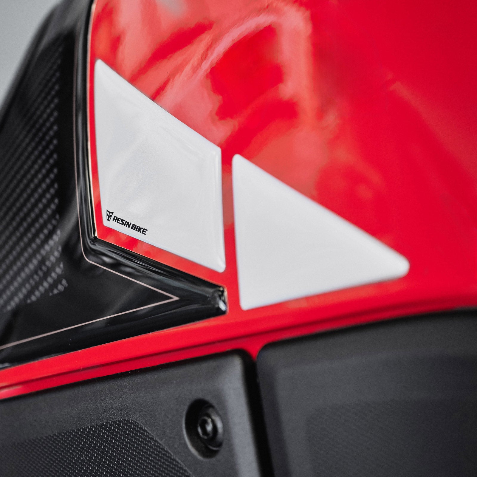 Resin Bike 3D Motorcycle Stickers - Tank Sides | Ducati Multistrada V4/V4S 2025>Current -   Pyramid Motorcycle Accessories
