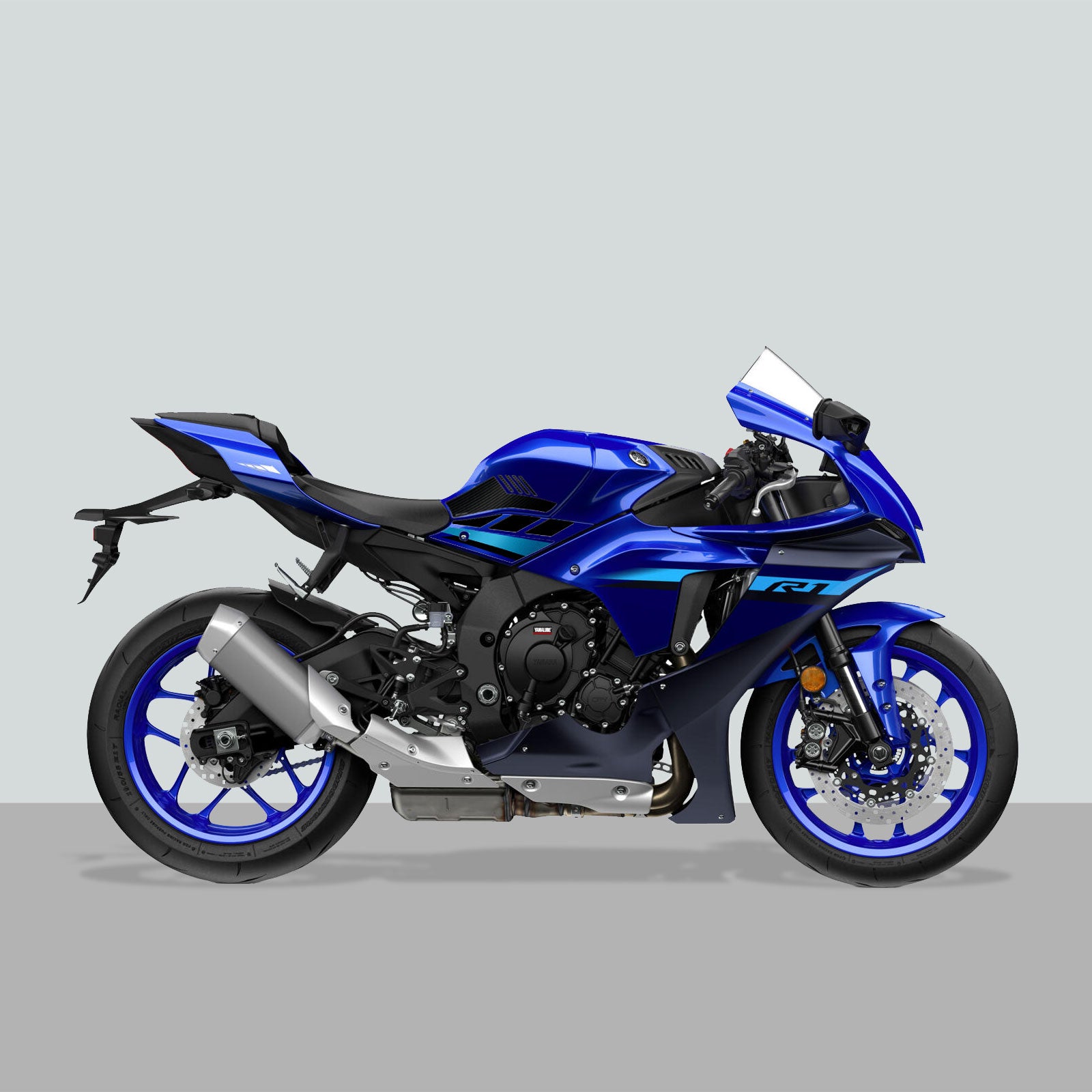 Resin Bike 3D Motorcycle Stickers - Full Kit | Yamaha YZF-R1 2020>2024 -   Pyramid Motorcycle Accessories
