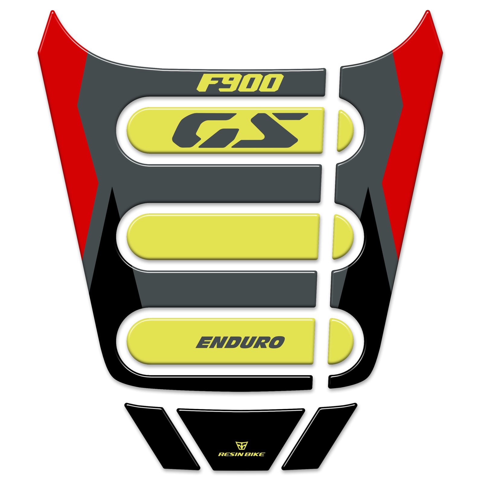 Resin Bike 3D Motorcycle Stickers - Tank Pad | BMW F 900 GS 2024>2026 RB-1000727100006 -   Pyramid Motorcycle Accessories