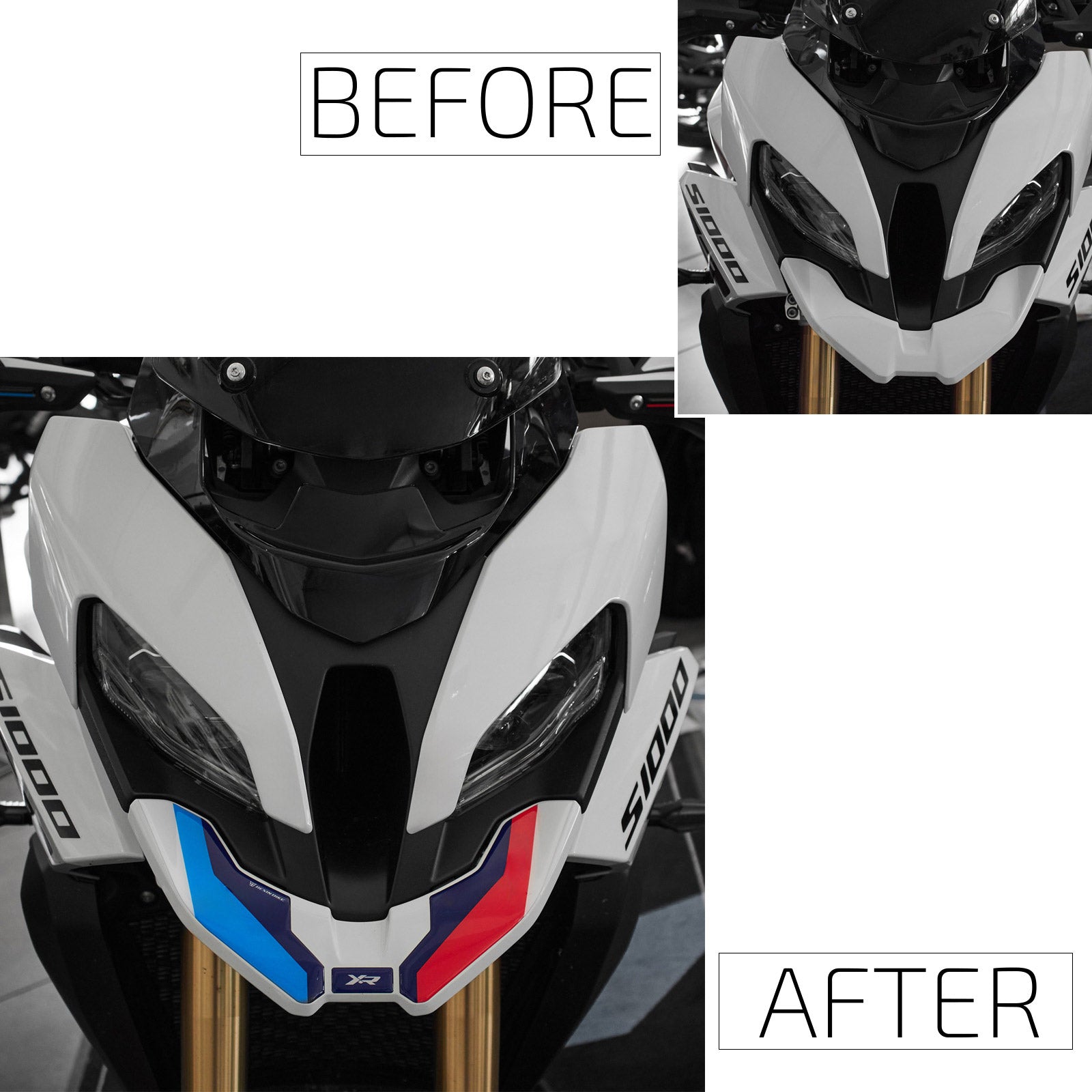 Resin Bike 3D Motorcycle Stickers - Beak | BMW S 1000 XR 2020>2025 -   Pyramid Motorcycle Accessories
