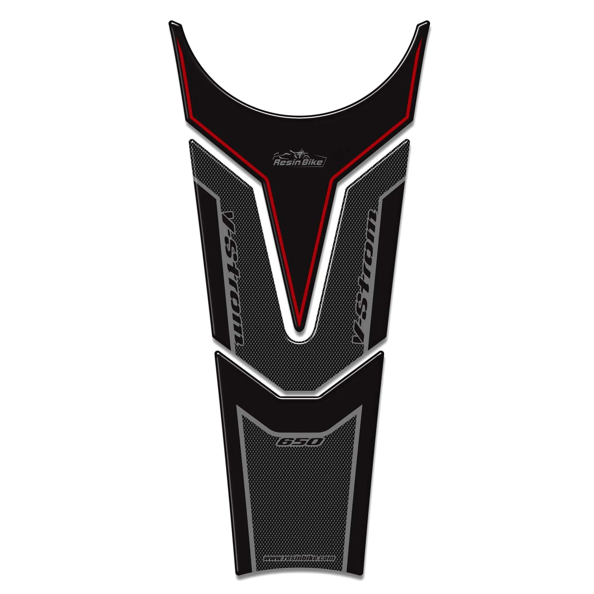 Resin Bike 3D Motorcycle Stickers - Tank Pad | Suzuki V-Strom 650 2017>2023 -   Pyramid Motorcycle Accessories