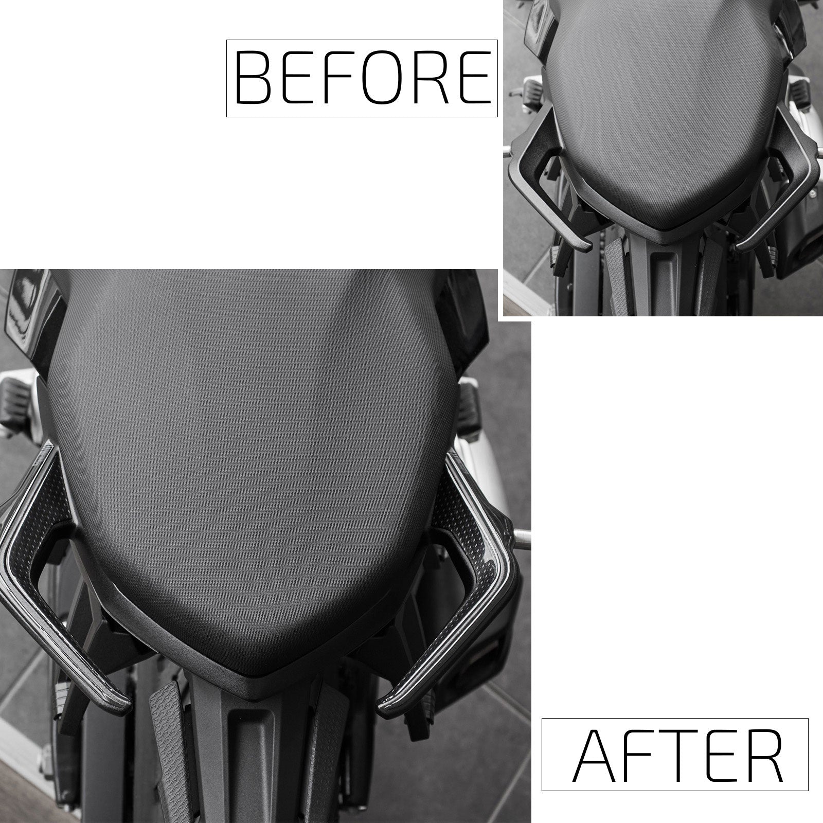 Resin Bike 3D Motorcycle Stickers - Passenger Handles | BMW F 900 XR 2020>2026 -   Pyramid Motorcycle Accessories