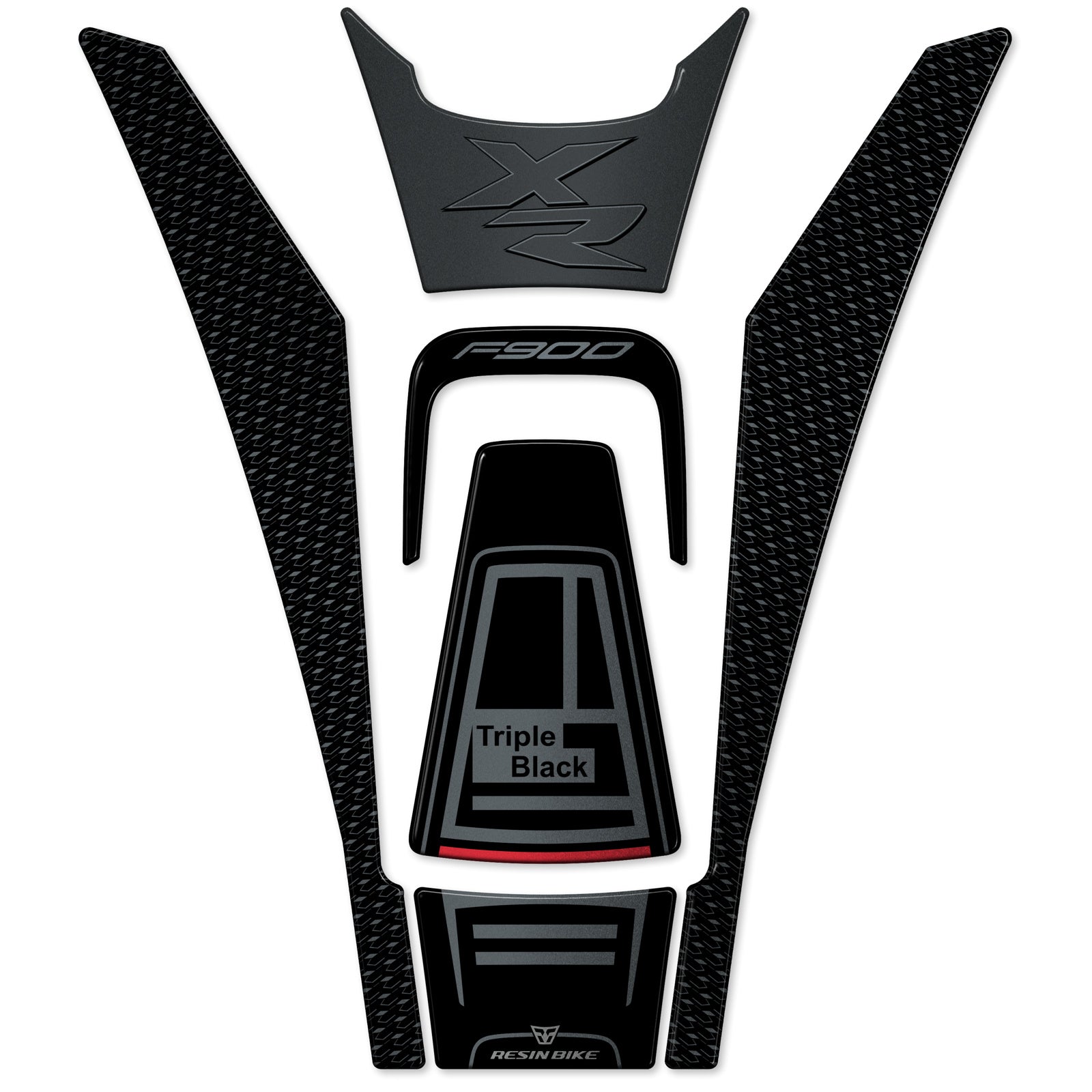 Resin Bike 3D Motorcycle Stickers - Tank Pad | BMW F 900 XR 2020>2026 RB-1000727700008 -   Pyramid Motorcycle Accessories