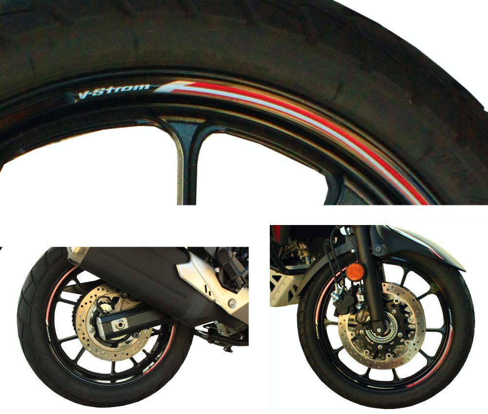 Resin Bike 3D Motorcycle Stickers - Wheels| Suzuki V-Strom 650 2014>2020RB-B3M38781 -   Pyramid Motorcycle Accessories