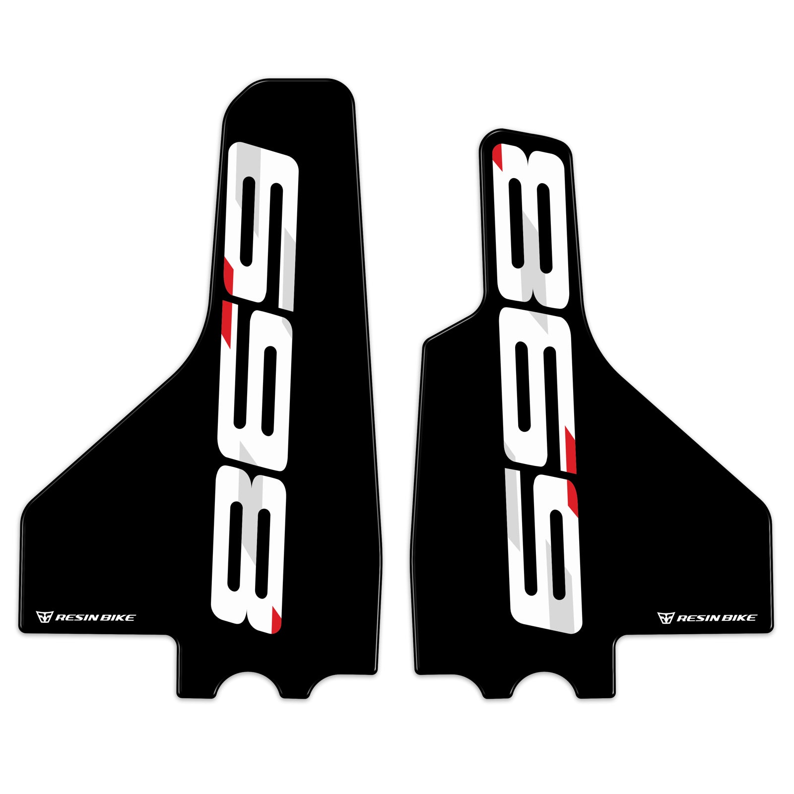 Resin Bike 3D Motorcycle Stickers - Front Fender | Ducati Hypermotard 698 Mono 2024>2026 RB-1000725700000 -   Pyramid Motorcycle Accessories