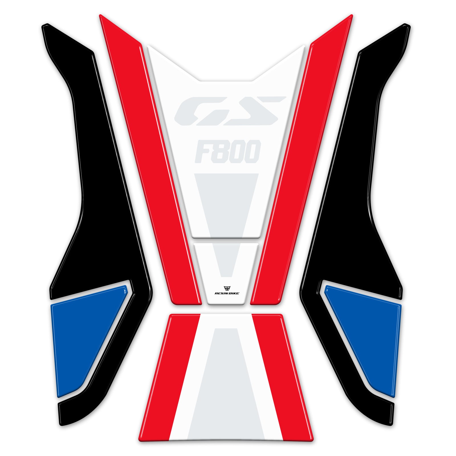 Resin Bike 3D Motorcycle Stickers - Tank Pad | BMW F 800 GS 2024>2025 -   Pyramid Motorcycle Accessories