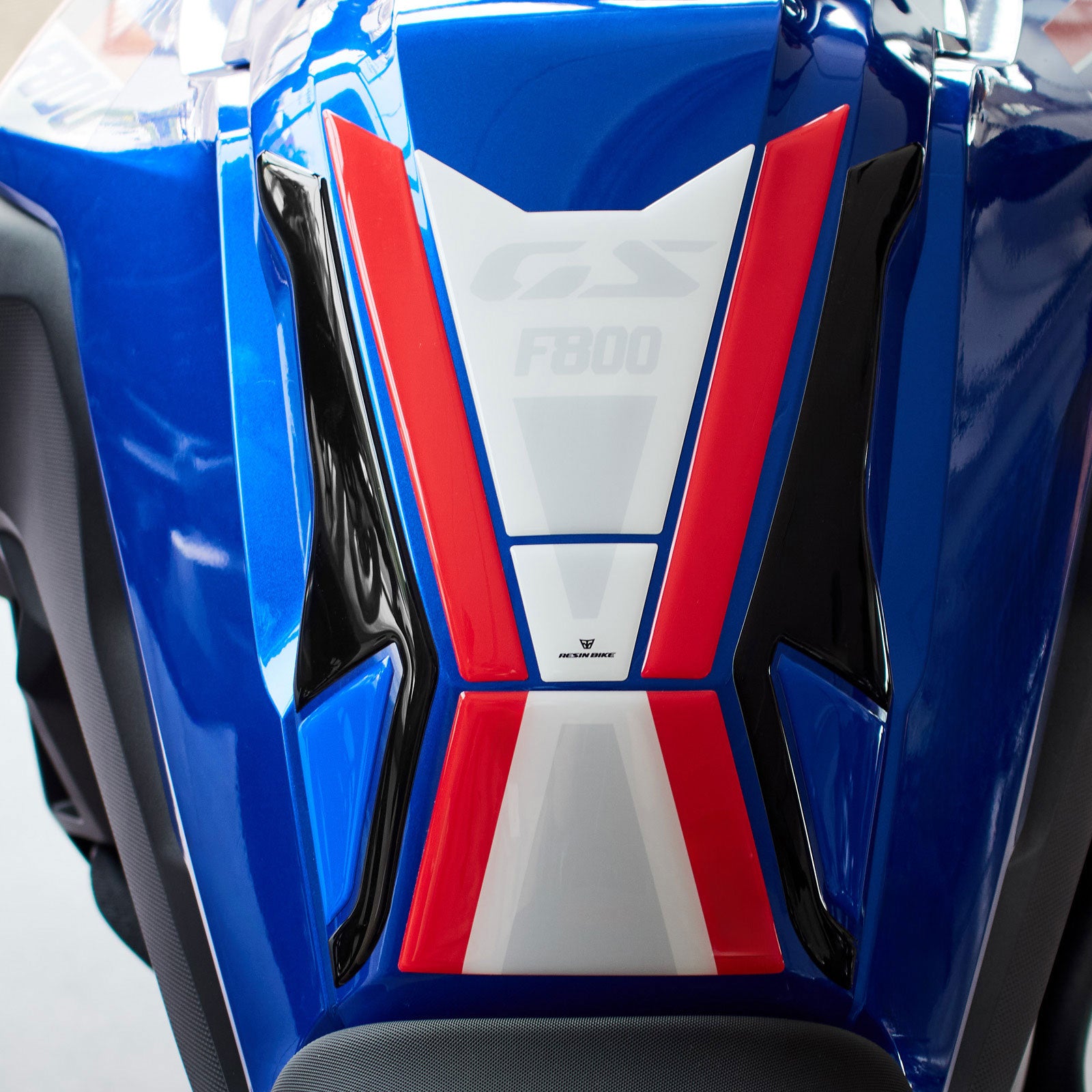 Resin Bike 3D Motorcycle Stickers - Tank Pad | BMW F 800 GS 2024>2025 -   Pyramid Motorcycle Accessories