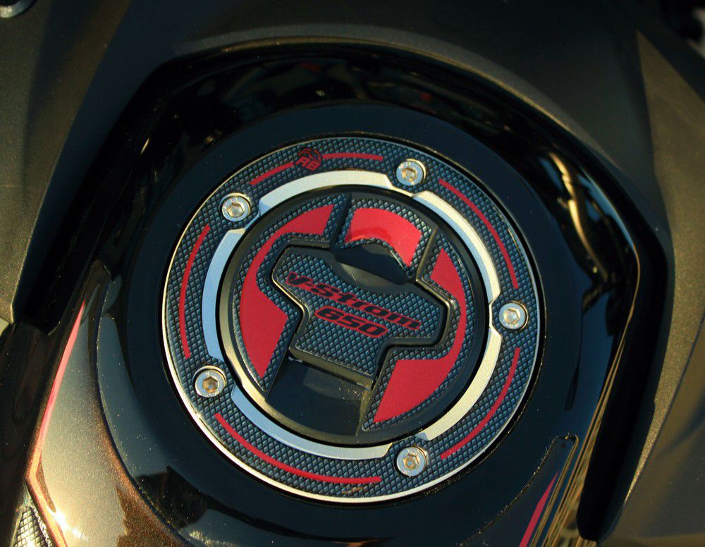 Resin Bike 3D Motorcycle Stickers - Fuel Cap | Suzuki V-Strom 650 2017>2023 RB-B8002E05 -   Pyramid Motorcycle Accessories