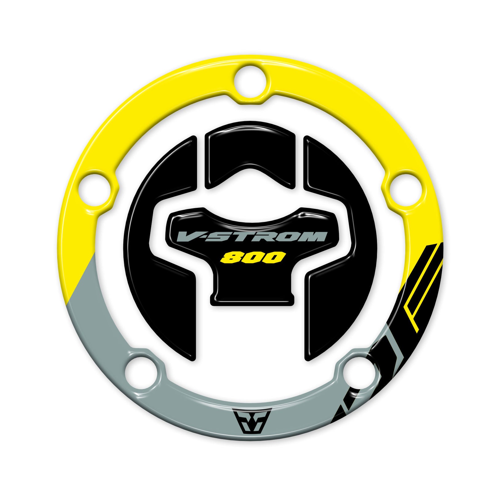 Resin Bike 3D Motorcycle Stickers - Fuel Cap | Suzuki V-Strom 800DE 2023>2024 RB-1000731400000 -   Pyramid Motorcycle Accessories