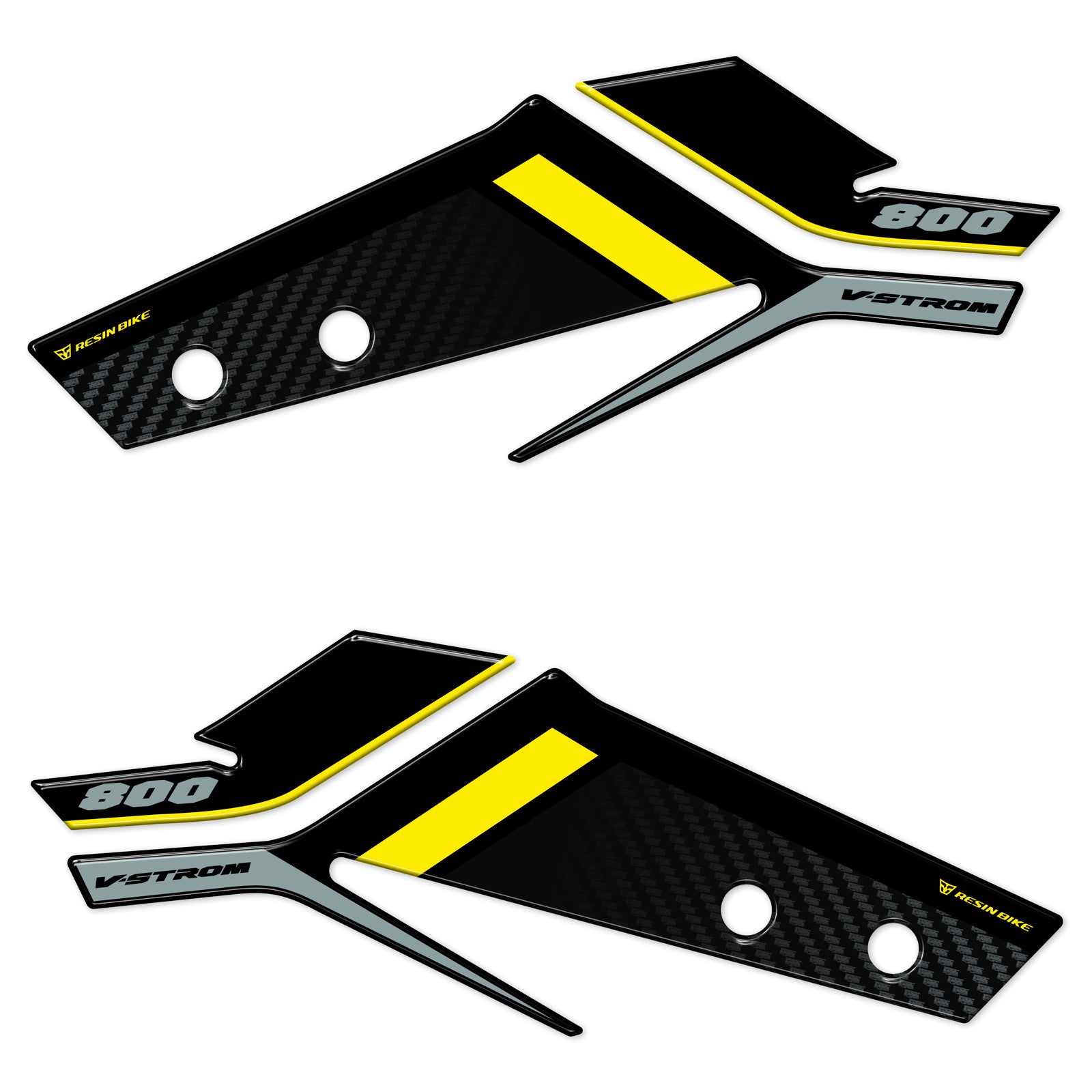 Resin Bike 3D Motorcycle Stickers - Handguards | Suzuki V-Strom 800DE 2023>2024 RB-1000731700001 -   Pyramid Motorcycle Accessories