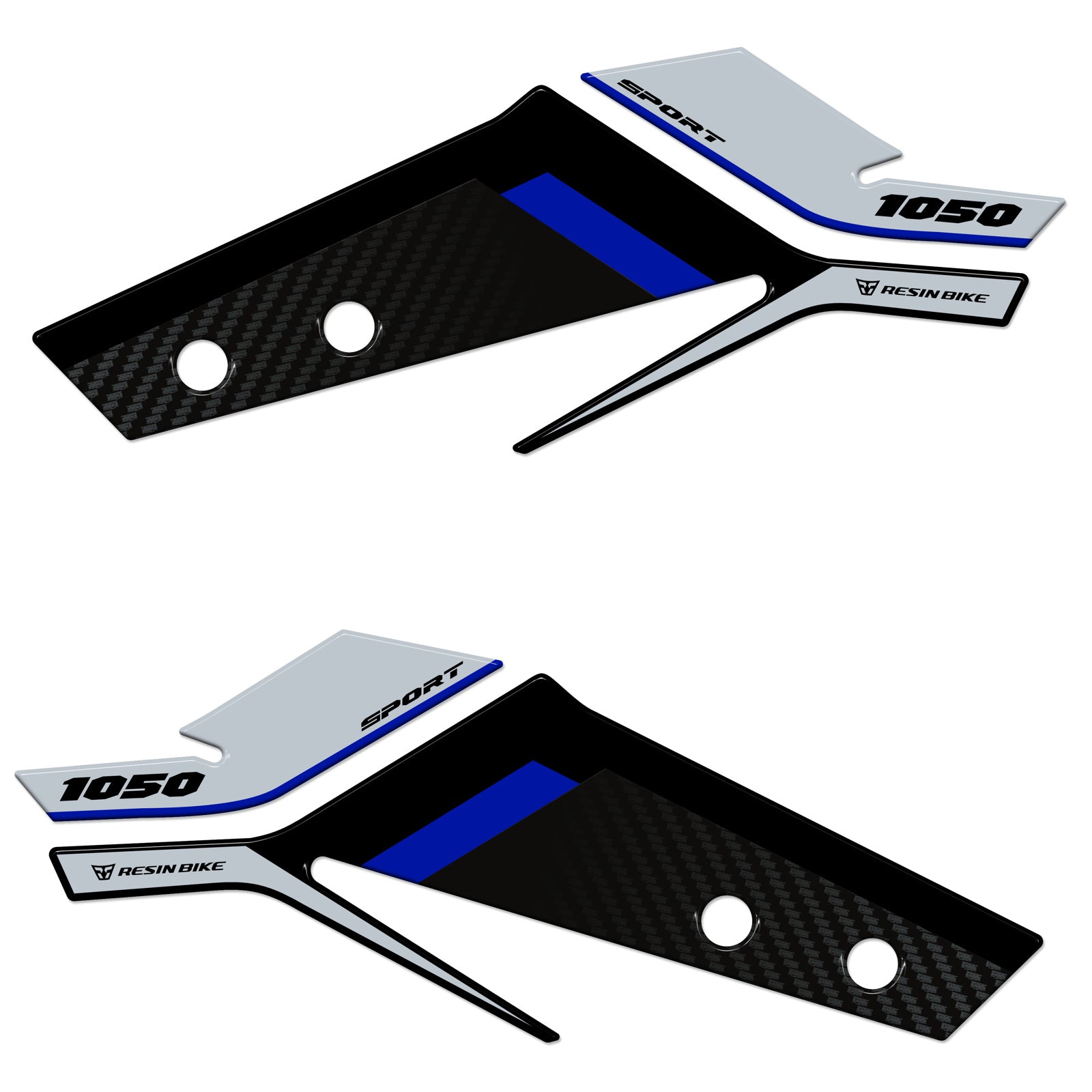 Resin Bike 3D Motorcycle Stickers - Handguards | Suzuki V-Strom 1050SE / DE 2023>2025 -   Pyramid Motorcycle Accessories