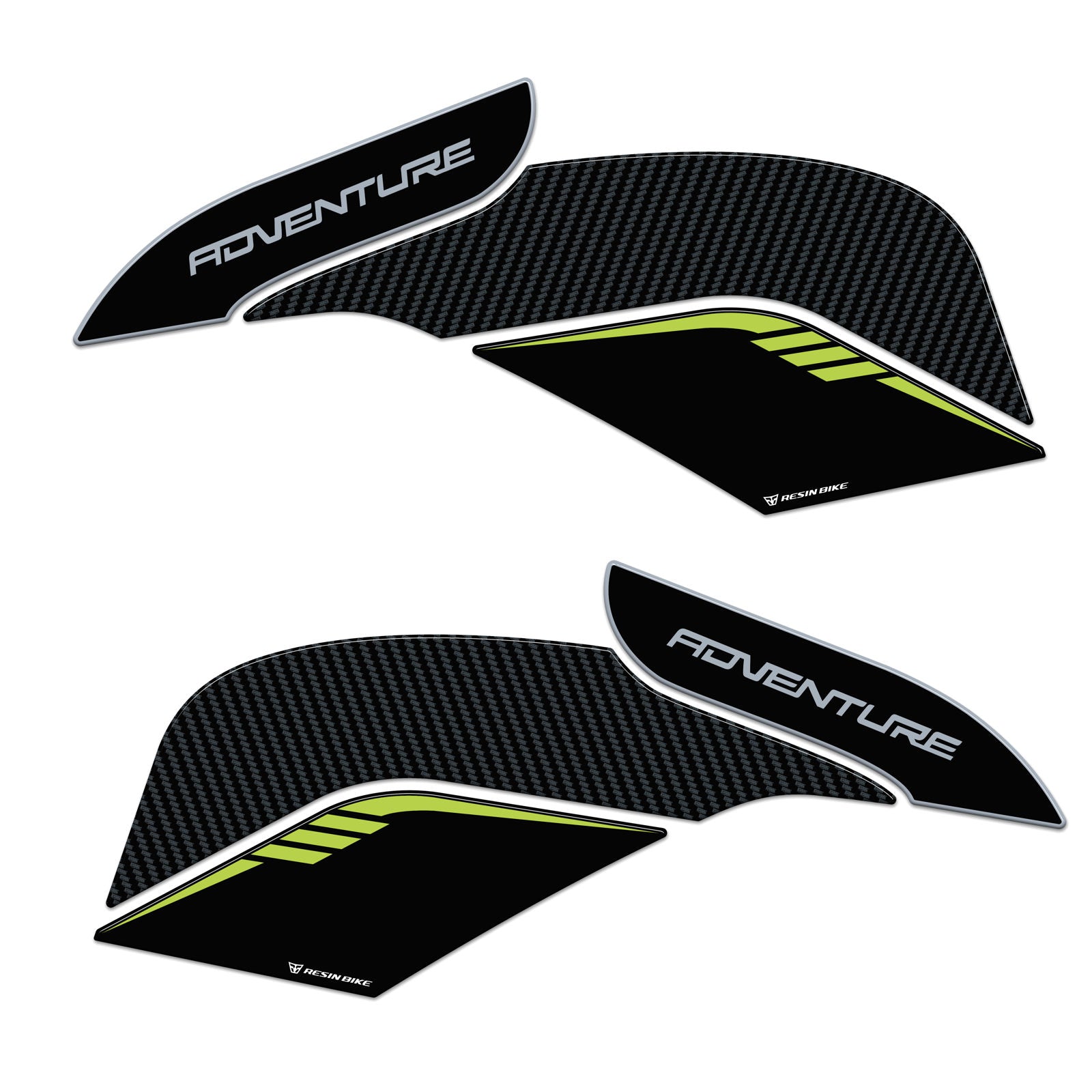 Resin Bike 3D Motorcycle Stickers - Tank Sides | QJ Motor SRT 700 X 2024>2025 -   Pyramid Motorcycle Accessories