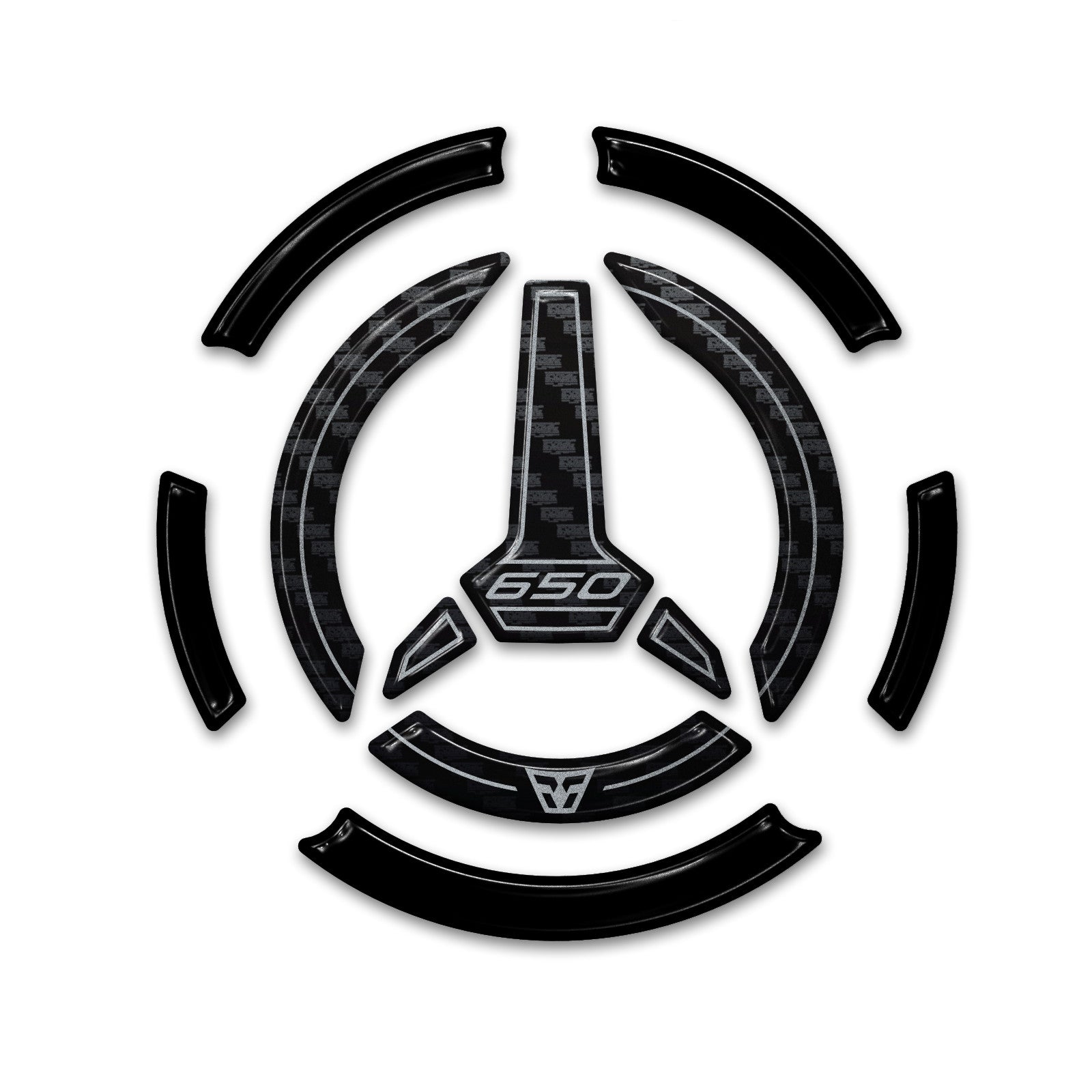 Resin Bike 3D Motorcycle Stickers - Fuel Cap | Suzuki GSX 1250 FA 2017>2020 -   Pyramid Motorcycle Accessories