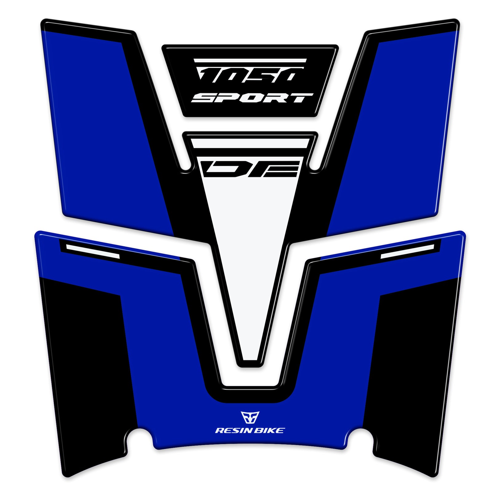 Resin Bike 3D Motorcycle Stickers - Tank Pad | Suzuki V-Strom 1050DE 2023>2024 -   Pyramid Motorcycle Accessories