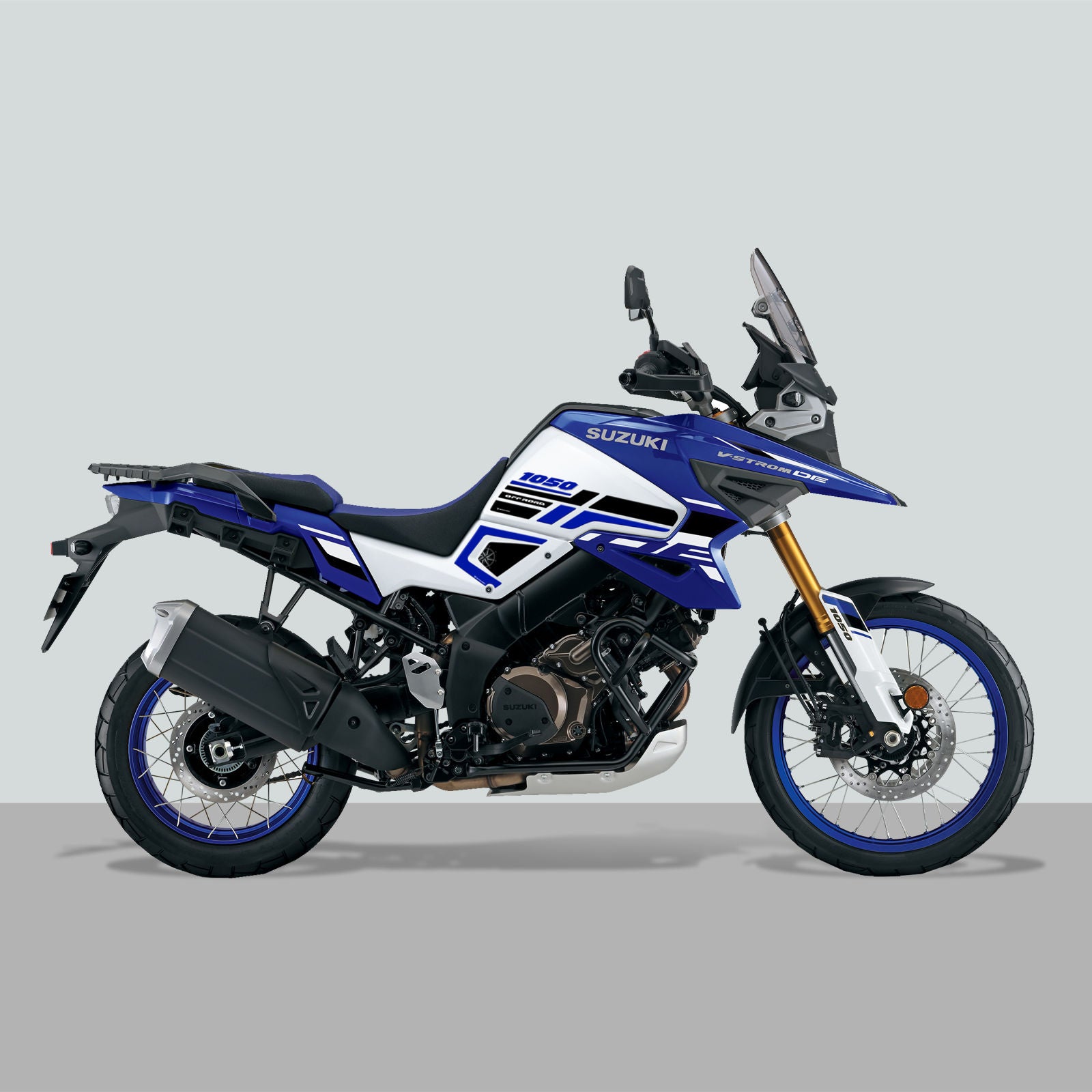 Resin Bike 3D Motorcycle Stickers - Full Kit | Suzuki V-Strom 1050DE 2023>2024 -   Pyramid Motorcycle Accessories
