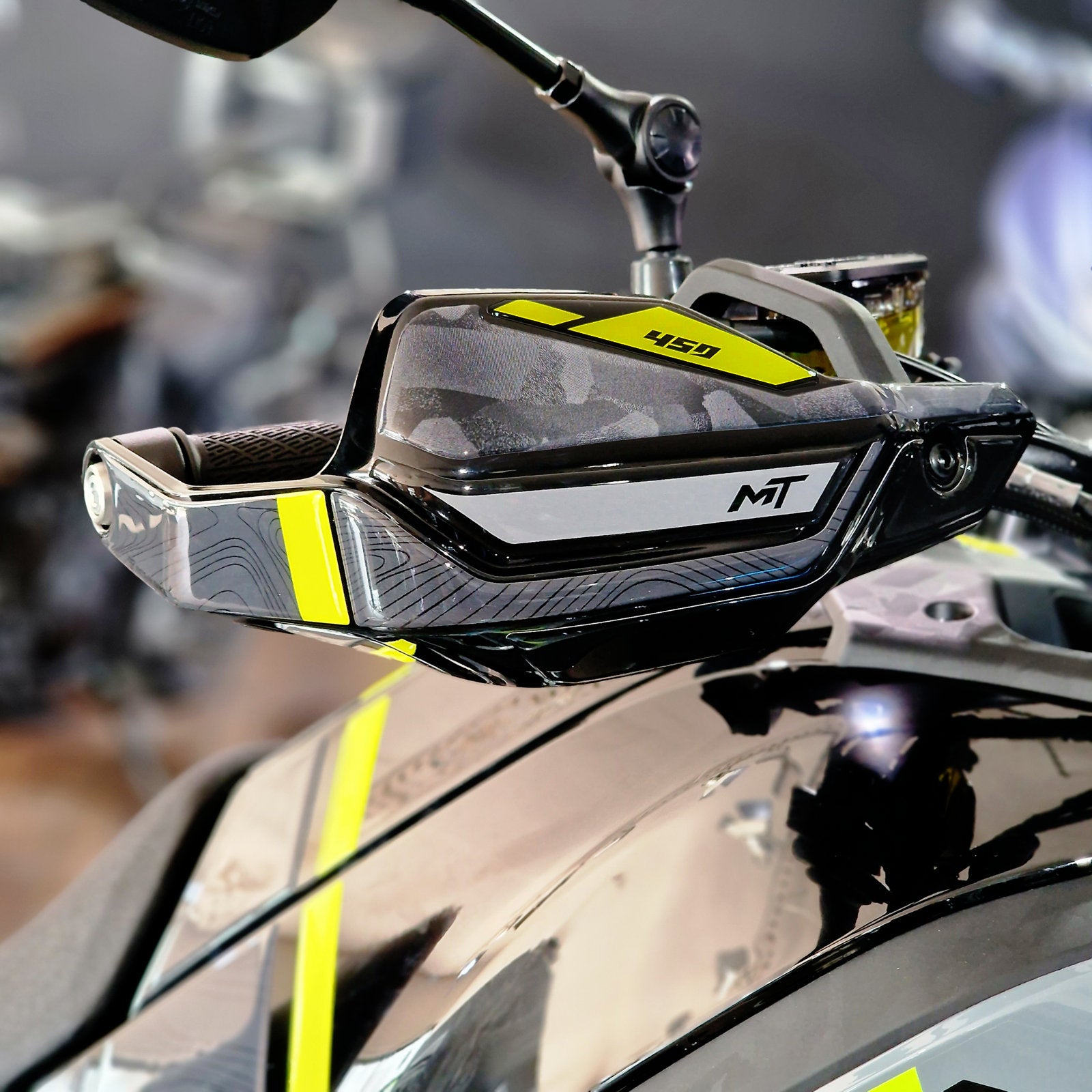 Resin Bike 3D Motorcycle Stickers - Full Kit | CFMoto 450MT 2023>2026 RB-1000737300007 -   Pyramid Motorcycle Accessories