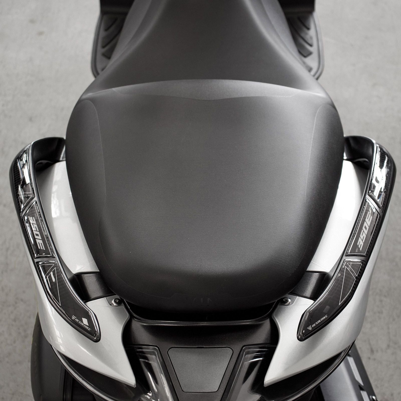 Resin Bike 3D Motorcycle Stickers - Passenger Handles | Zontes ZT350E 2023>2026 RB-1000728500003 -   Pyramid Motorcycle Accessories