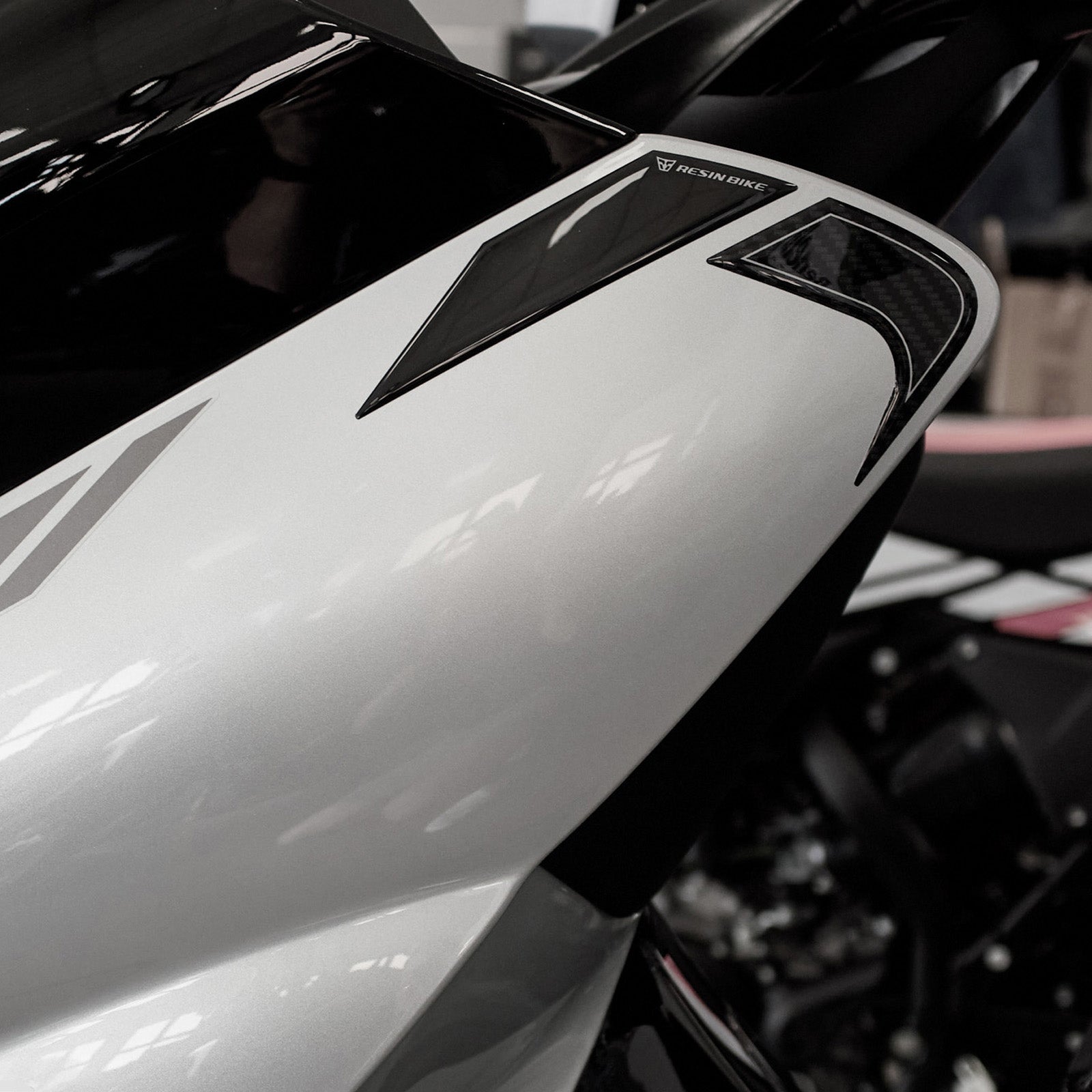 Resin Bike 3D Motorcycle Stickers - Side Panels | Zontes 350E 2023>2026 -   Pyramid Motorcycle Accessories