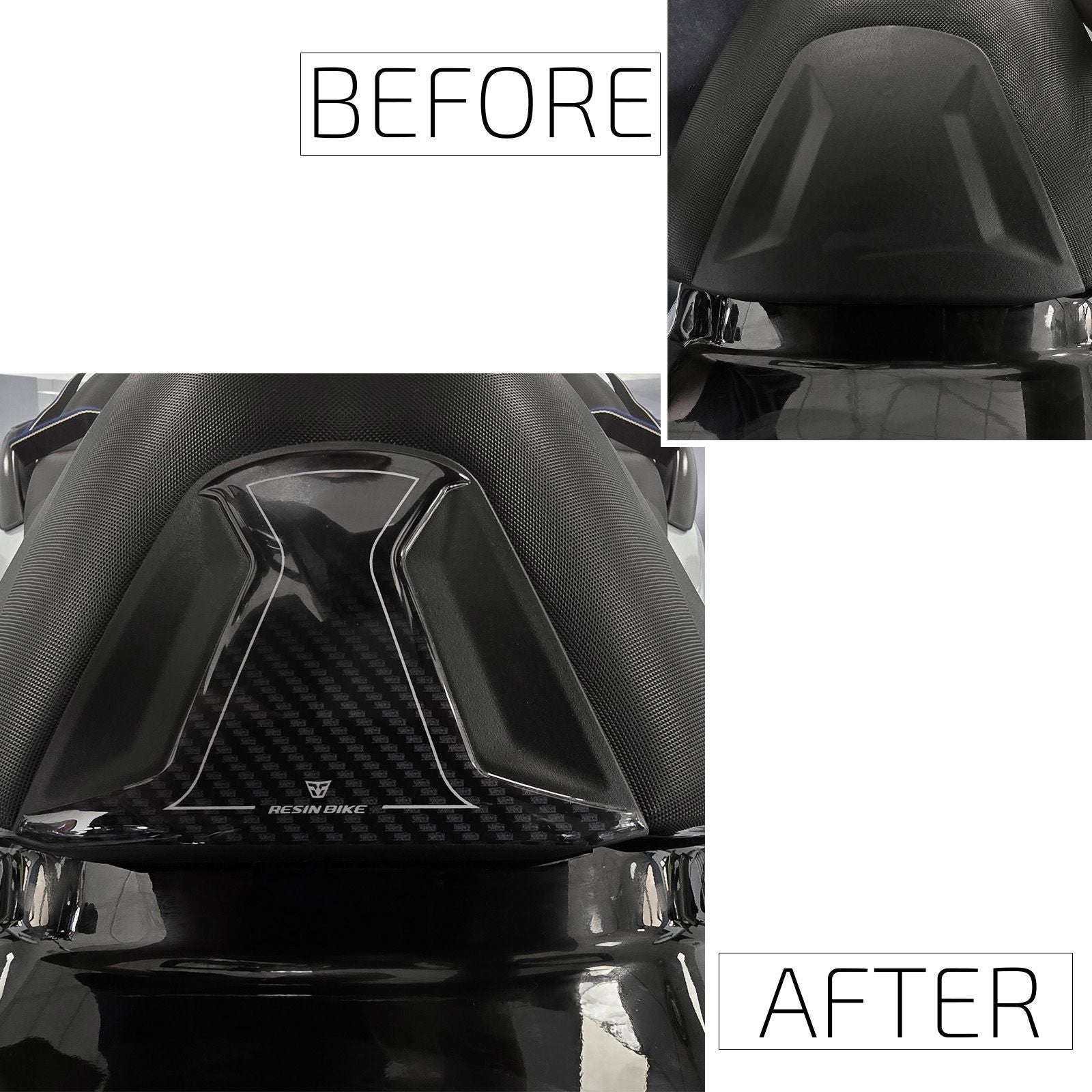 Resin Bike 3D Motorcycle Stickers - Fuel Cap | Zontes ZT350E 2023>2026 RB-1000728400006 -   Pyramid Motorcycle Accessories