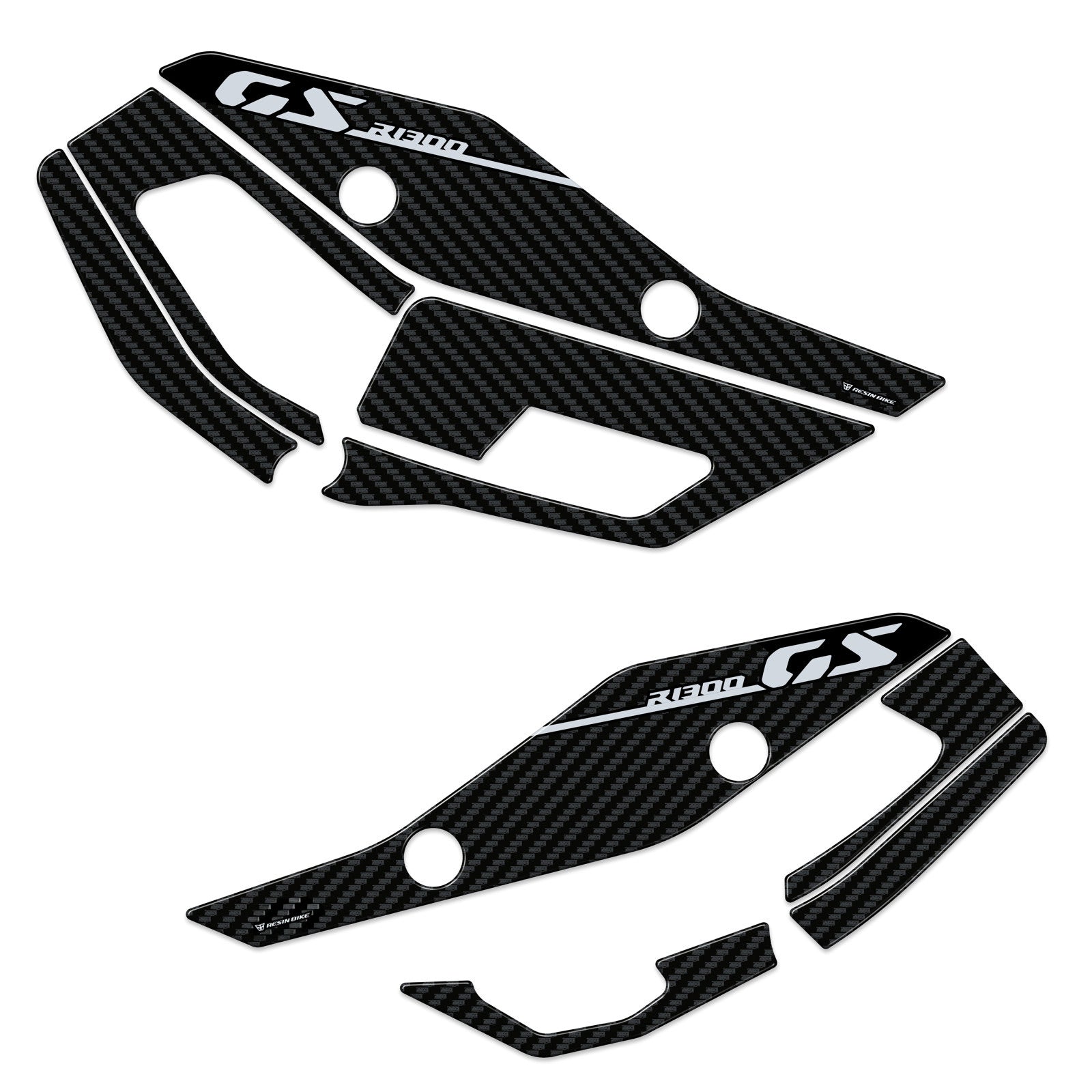 Resin Bike 3D Motorcycle Stickers - Heel Pads | BMW R 1300 GS 2023>2025 -   Pyramid Motorcycle Accessories