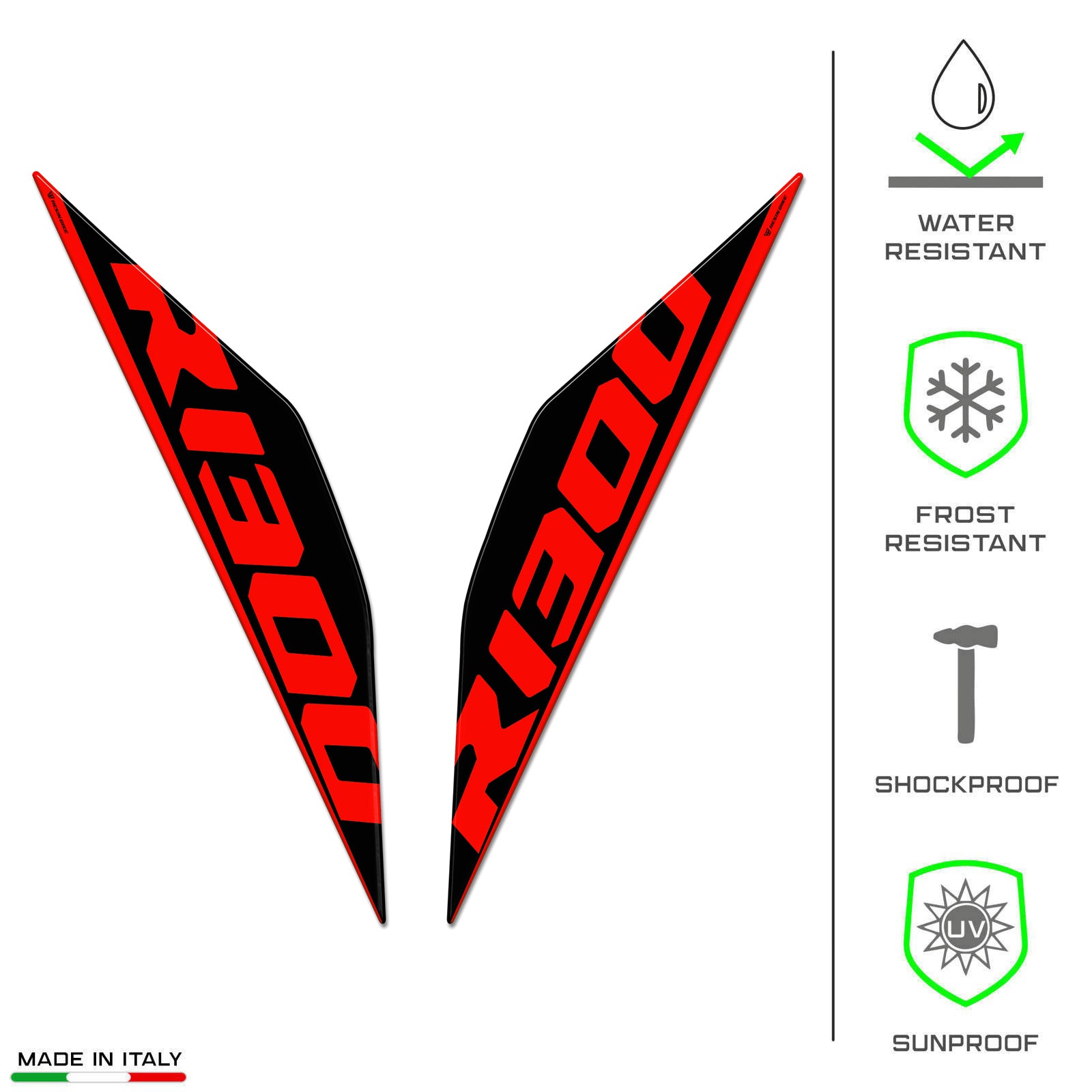Resin Bike 3D Motorcycle Stickers - Beak | BMW R 1300 GS 2023>2026 RB-1000710800005 -   Pyramid Motorcycle Accessories