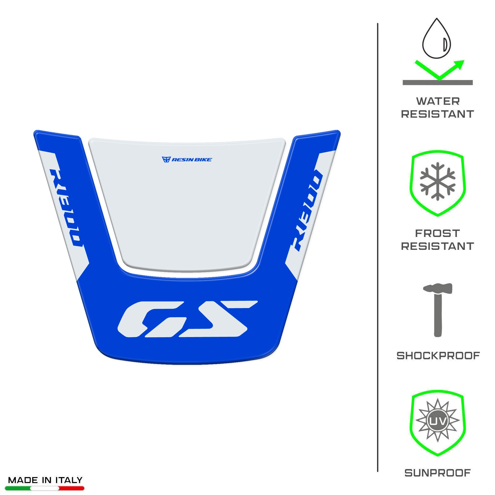 Resin Bike 3D Motorcycle Stickers - Beak | BMW R 1300 GS 2023>2026 RB-1000697200003 -   Pyramid Motorcycle Accessories