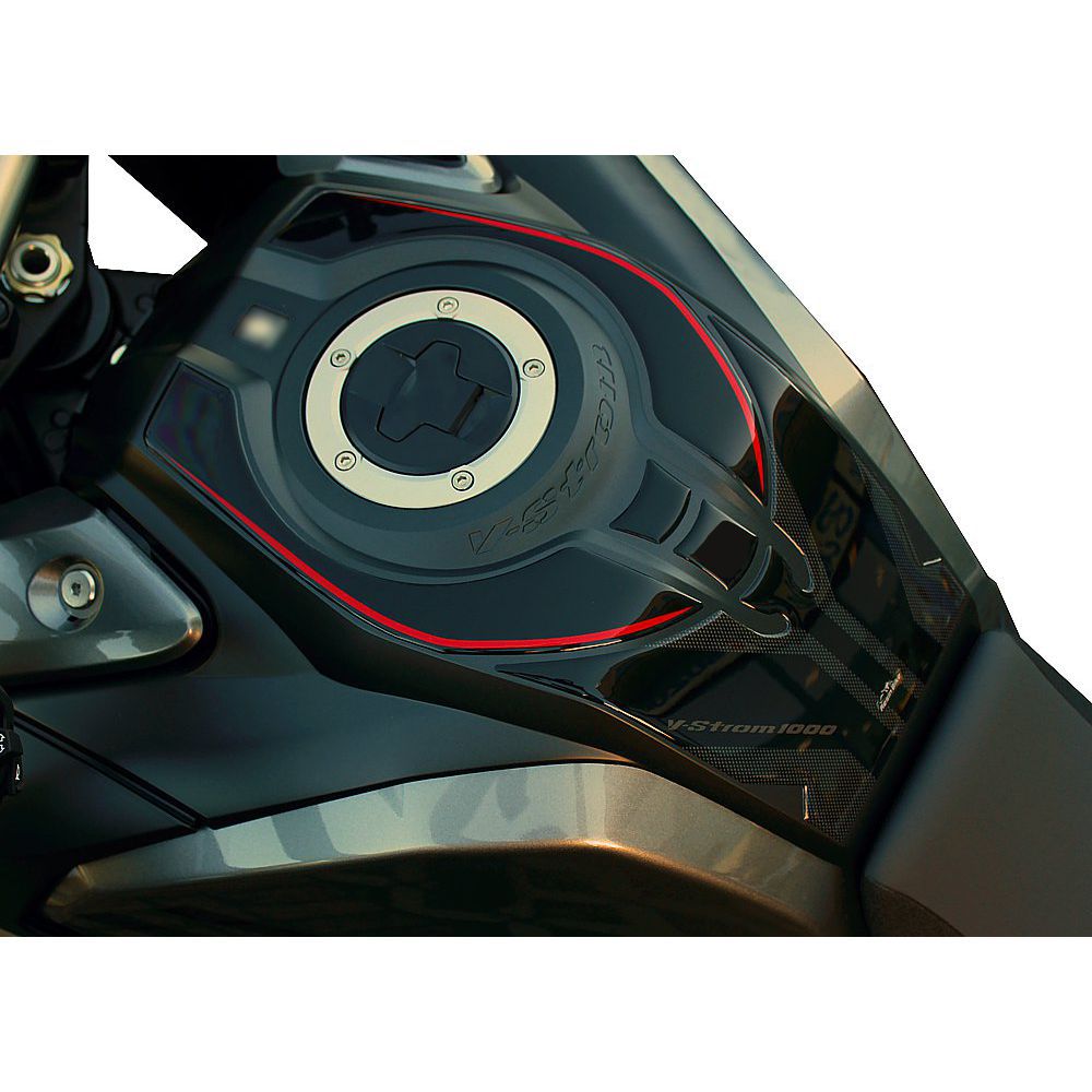 Resin Bike 3D Motorcycle Stickers - Tank Pad | Suzuki V-Strom 1000 / 1000XT 2014>2019 RB-B8850E37 -   Pyramid Motorcycle Accessories