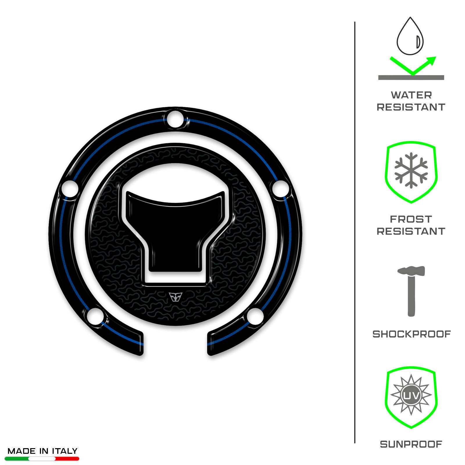 Resin Bike 3D Motorcycle Stickers - Fuel Cap | Honda CRF 1100 L Africa Twin Adventure Sports 2024>2025 RB-1000704100005 -   Pyramid Motorcycle Accessories