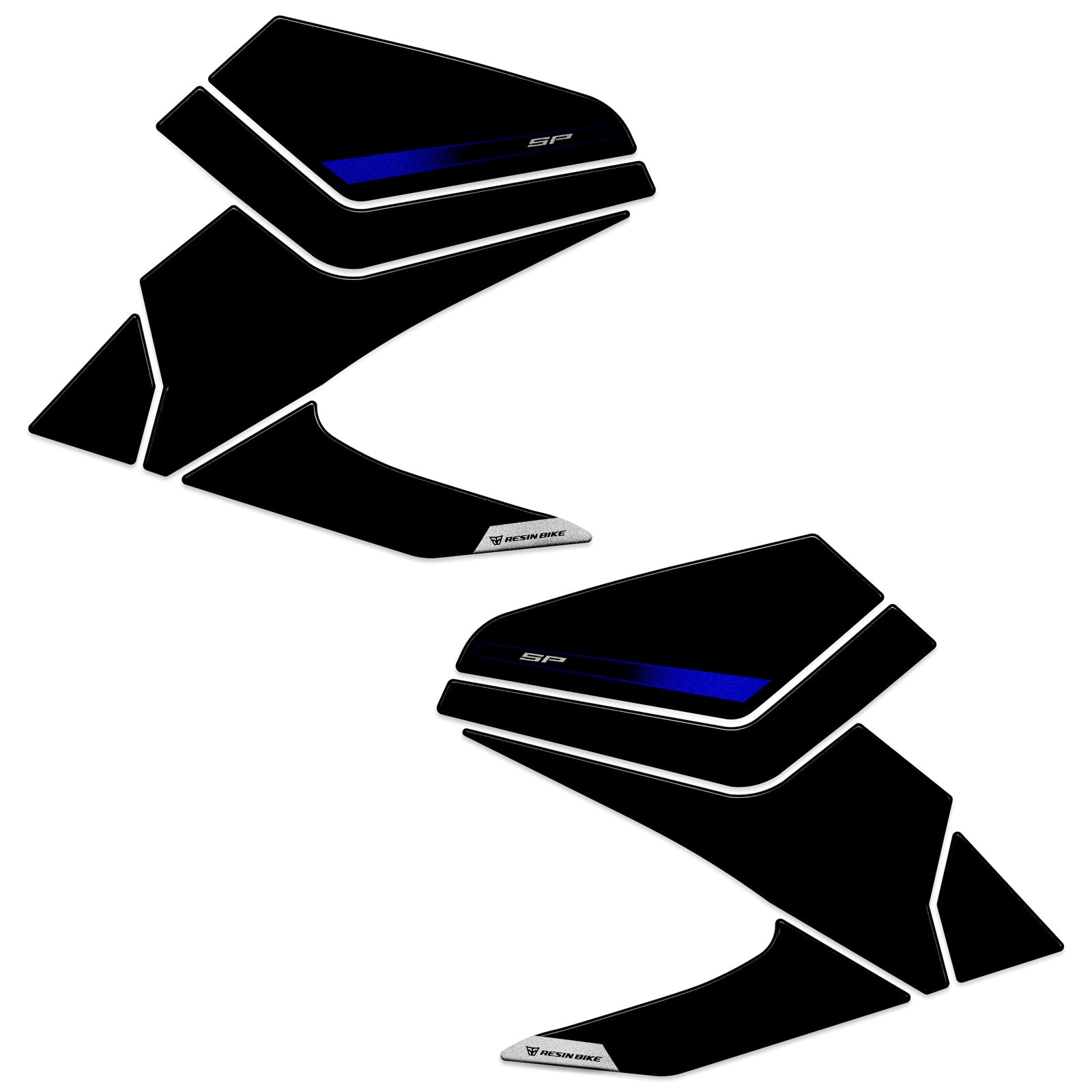 Resin Bike 3D Motorcycle Stickers - Tank Sides | Yamaha MT-09 SP 2024>2025 -   Pyramid Motorcycle Accessories