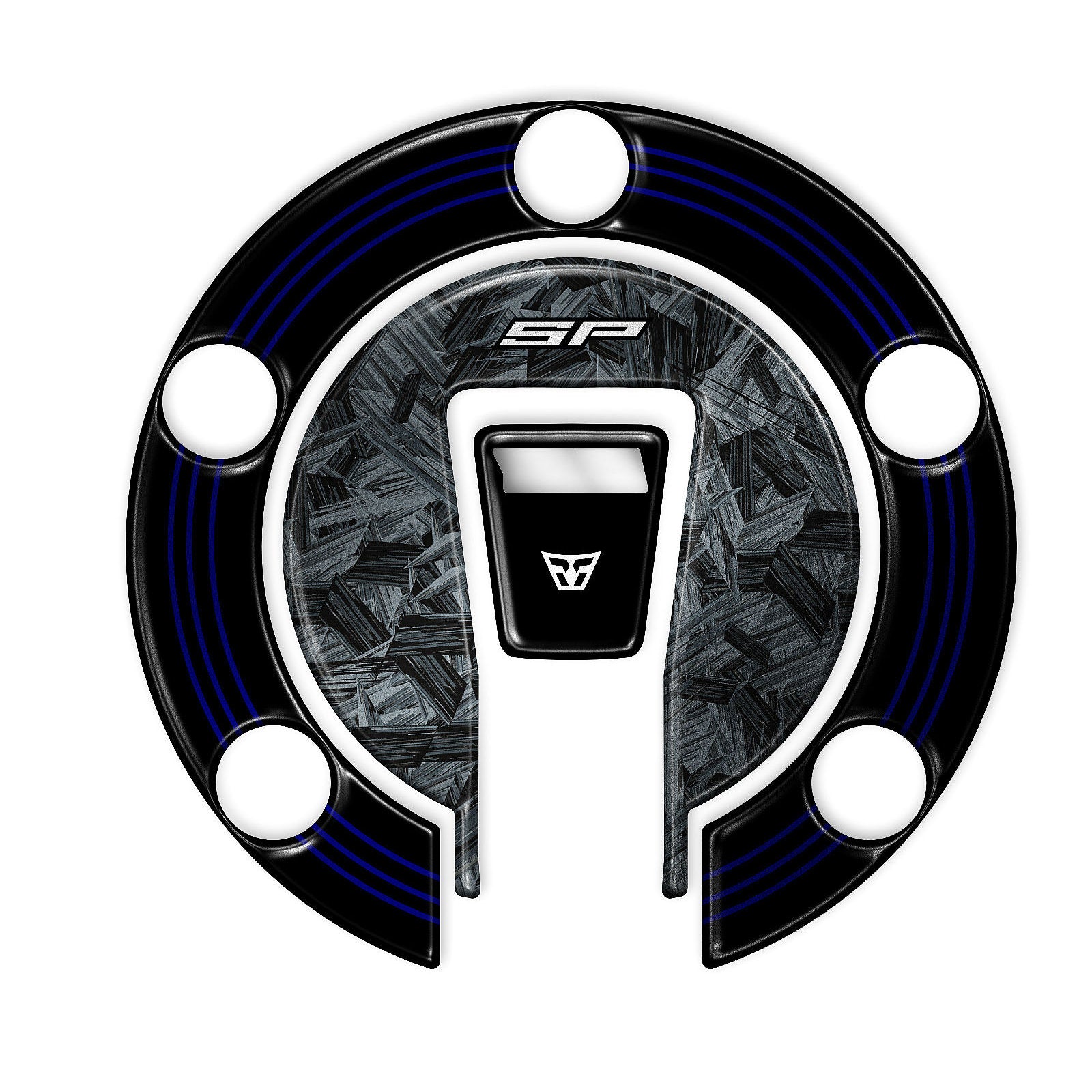 Resin Bike 3D Motorcycle Stickers - Fuel Cap | Yamaha MT-09 SP 2024>2025 RB-1000739500009 -   Pyramid Motorcycle Accessories