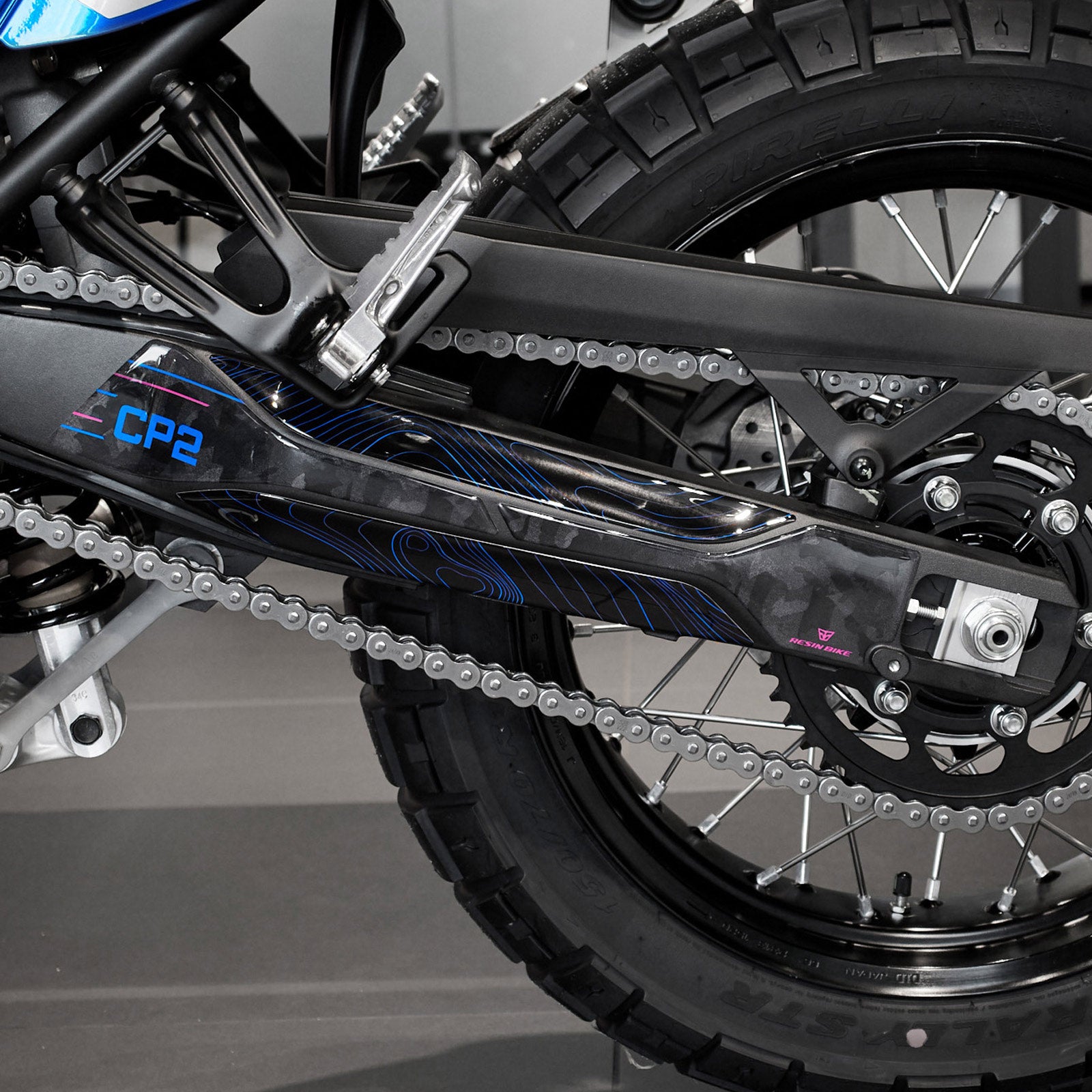 Resin Bike 3D Motorcycle Stickers - Full Kit | Yamaha Tenere 700 World Rally 2024>2025 -   Pyramid Motorcycle Accessories