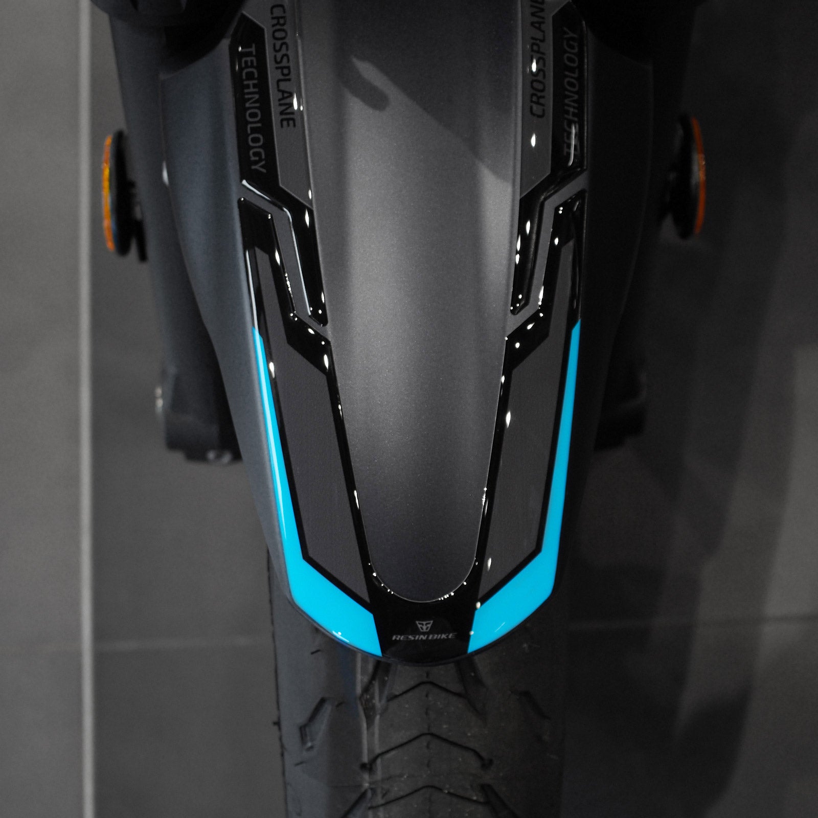 Resin Bike 3D Motorcycle Stickers - Front Fender | Yamaha MT-07 2021>2024 RB-1000739900007 -   Pyramid Motorcycle Accessories