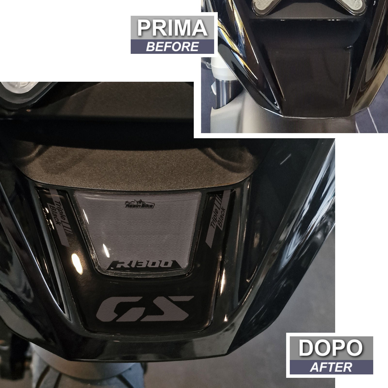Resin Bike 3D Motorcycle Stickers - Beak | BMW R 1300 GS 2023>2025 -   Pyramid Motorcycle Accessories