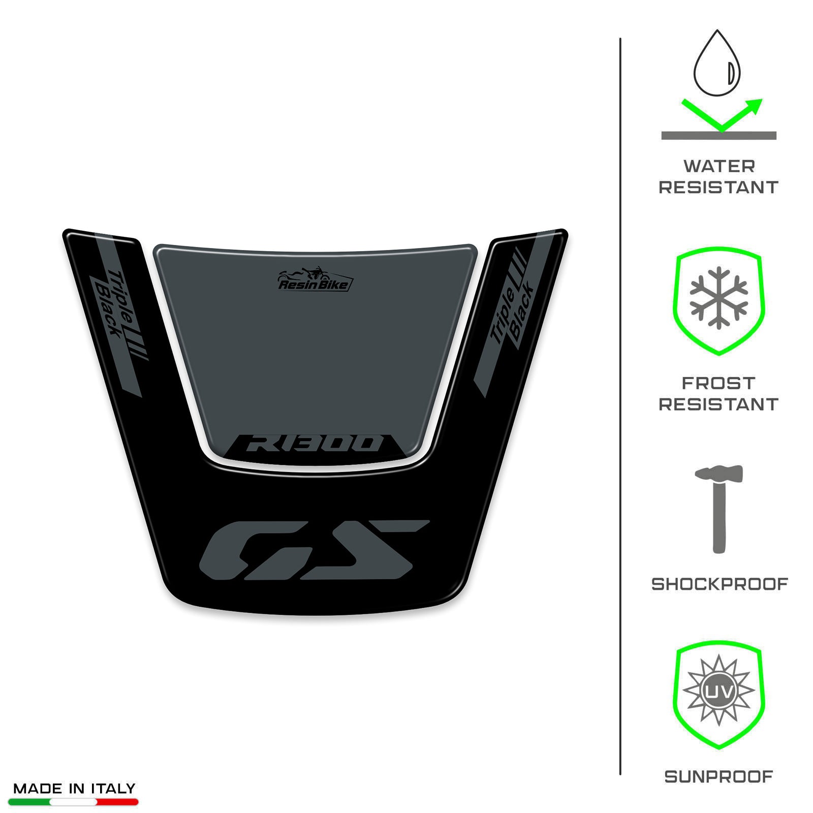 Resin Bike 3D Motorcycle Stickers - Beak | BMW R 1300 GS 2023>2025 -   Pyramid Motorcycle Accessories