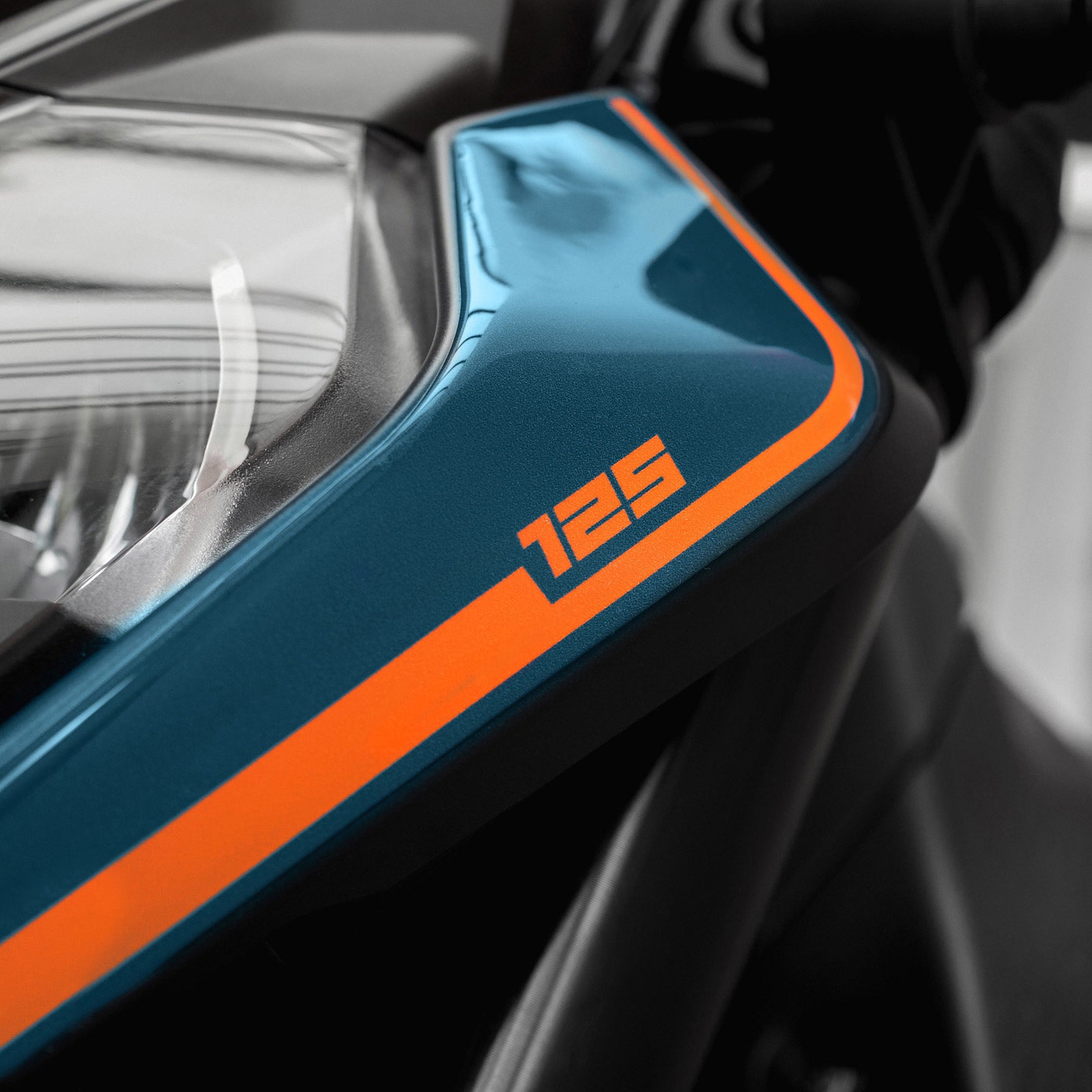 Resin Bike 3D Motorcycle Stickers - Headlight | KTM 125/200/250/390 Duke 2024>2025 -   Pyramid Motorcycle Accessories