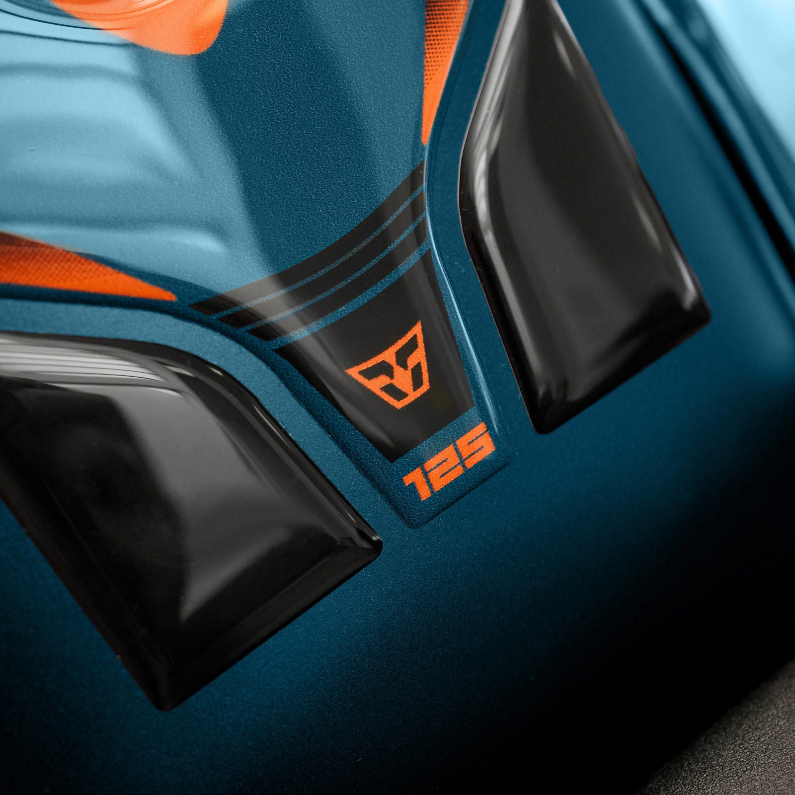 Resin Bike 3D Motorcycle Stickers - Tank Pad | KTM 125/200/250/390 Duke 2024>2025 -   Pyramid Motorcycle Accessories