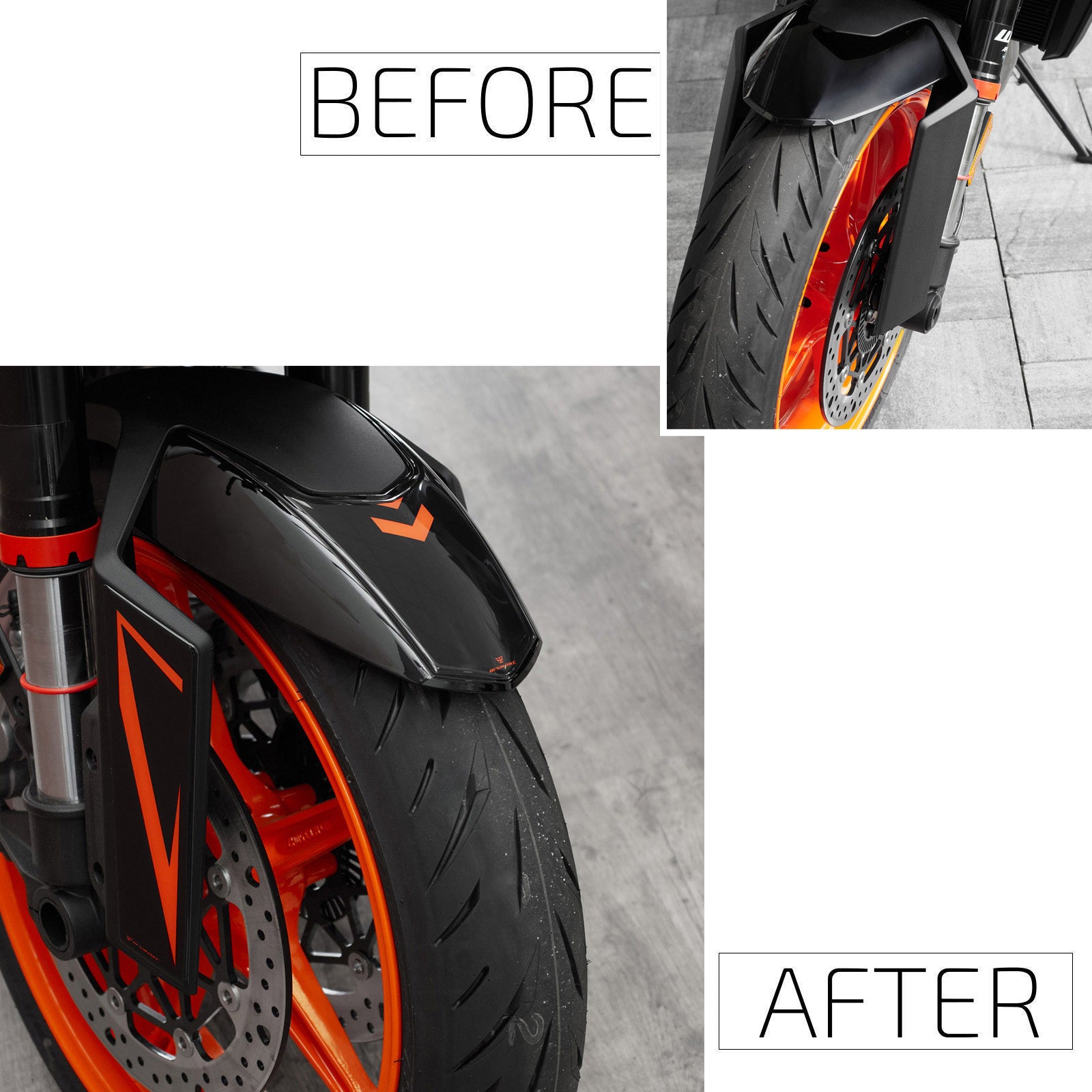 Resin Bike 3D Motorcycle Stickers - Side Panels | KTM 990 Duke 2024>2026 -   Pyramid Motorcycle Accessories