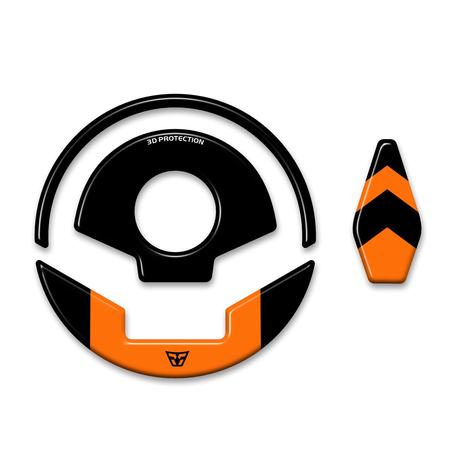 Resin Bike 3D Motorcycle Stickers - Fuel Cap | KTM 990 Duke 2024>2026 -   Pyramid Motorcycle Accessories