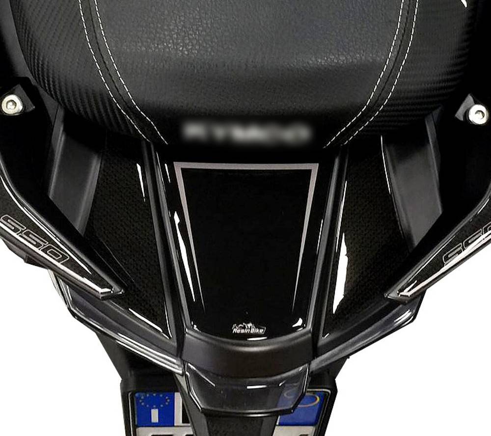 Resin Bike 3D Motorcycle Stickers - Tail Section | Kymco AK 550 2017>2019 -   Pyramid Motorcycle Accessories