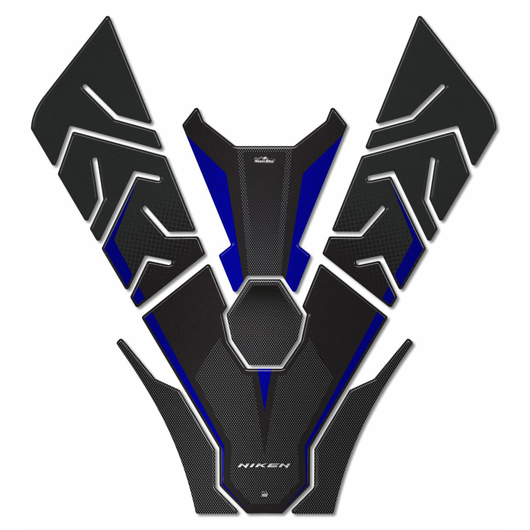 Resin Bike 3D Motorcycle Stickers - Tank Pad | Yamaha Niken 2018>2019 RB-49186390 -   Pyramid Motorcycle Accessories