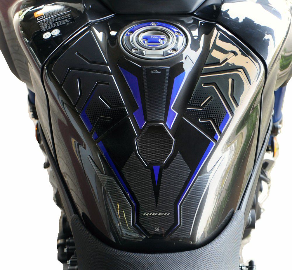 Resin Bike 3D Motorcycle Stickers - Tank Pad | Yamaha Niken 2018>2019 RB-49186390 -   Pyramid Motorcycle Accessories