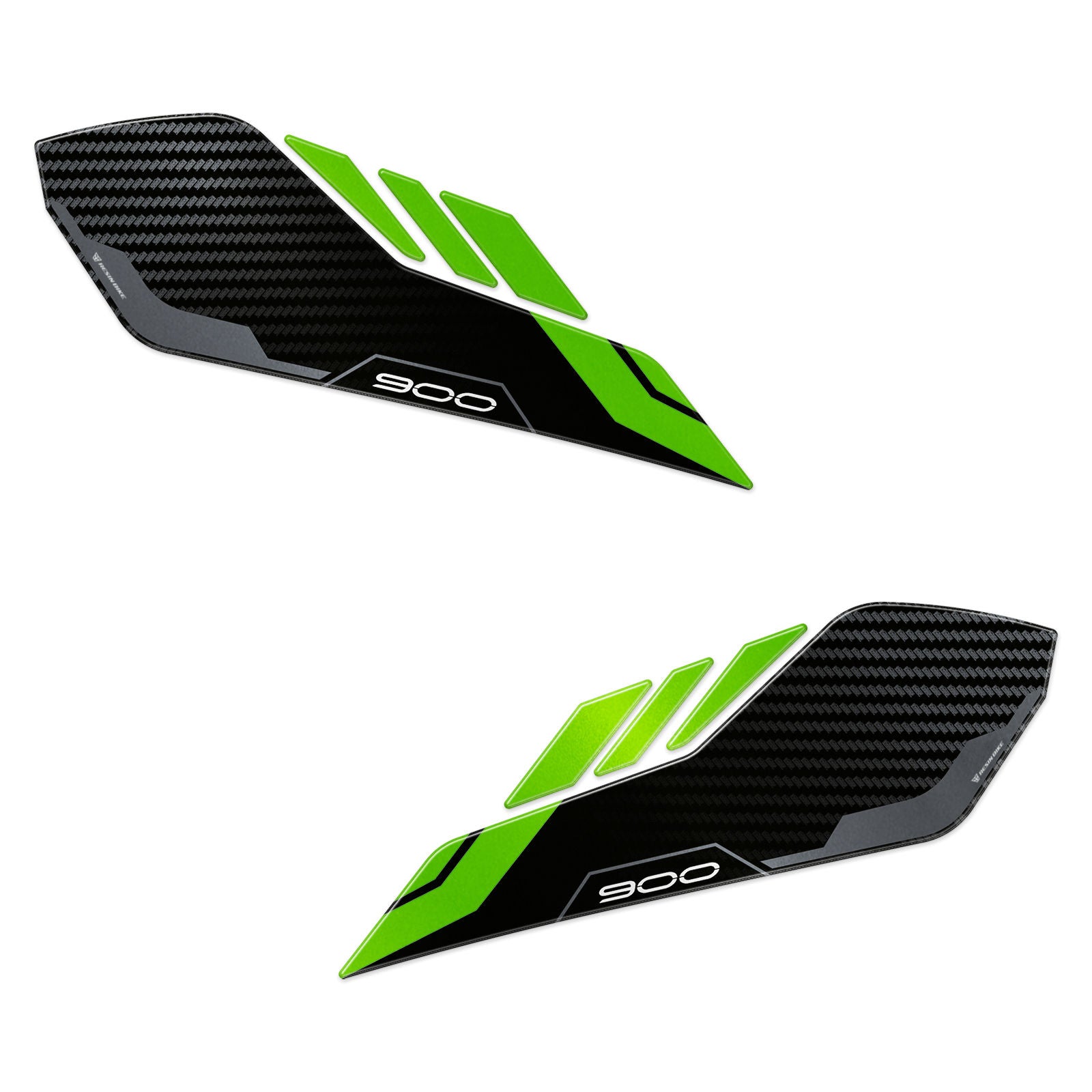 Resin Bike 3D Motorcycle Stickers - Tank Sides | Kawasaki Z 900 2021>2024 -   Pyramid Motorcycle Accessories
