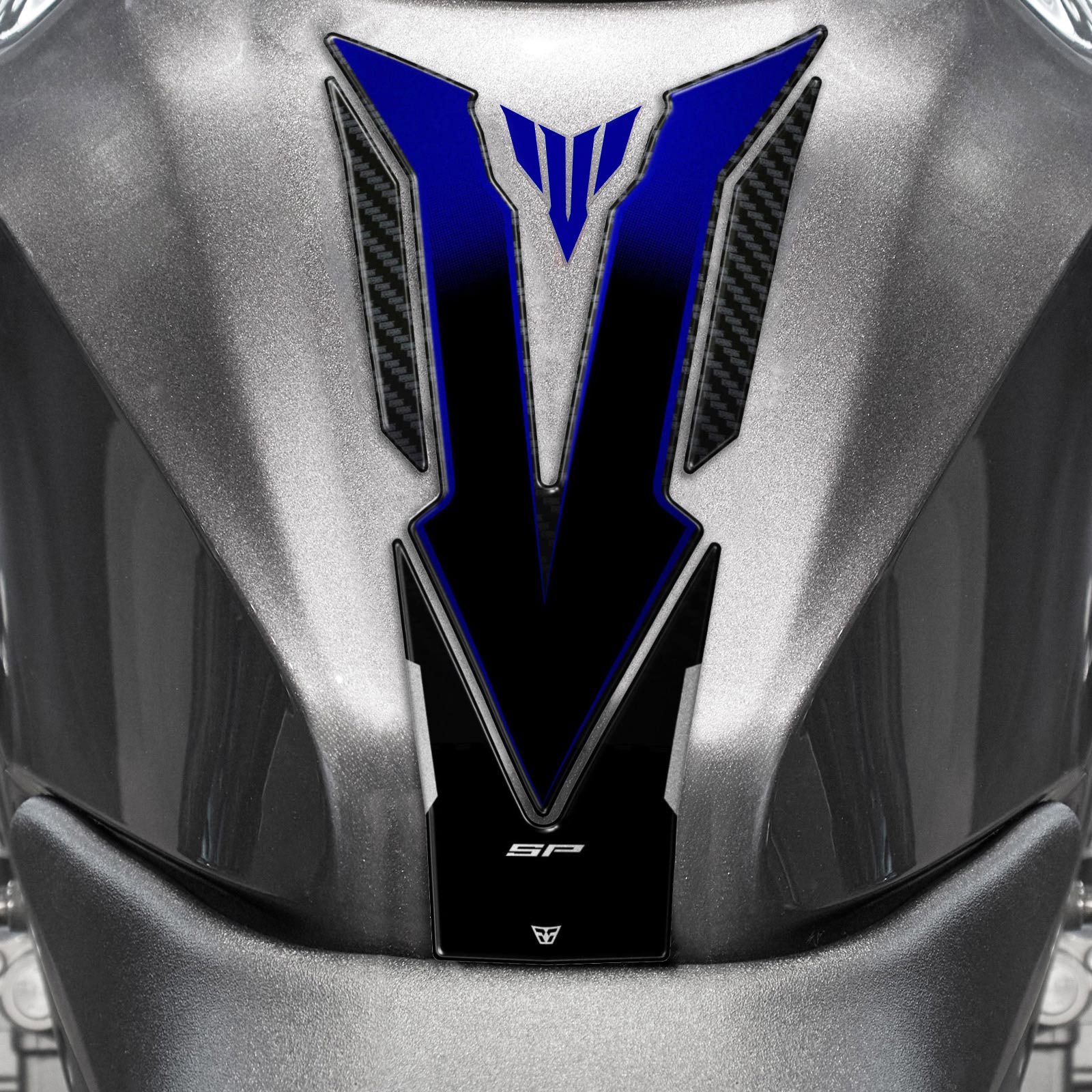 Resin Bike 3D Motorcycle Stickers - Tank Pad | Yamaha MT-09 SP 2024>2025 -   Pyramid Motorcycle Accessories