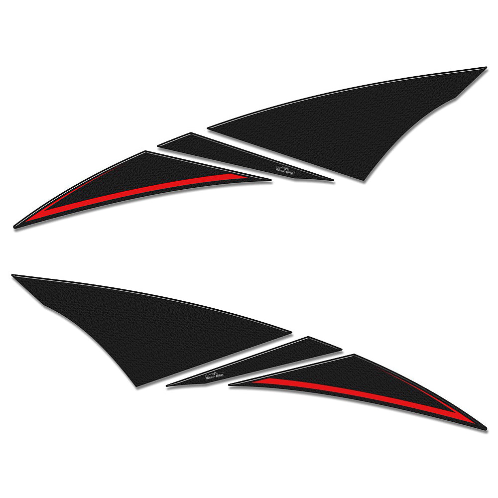 Resin Bike 3D Motorcycle Stickers - Underseat | Kymco AK 550 2018>2026 -   Pyramid Motorcycle Accessories